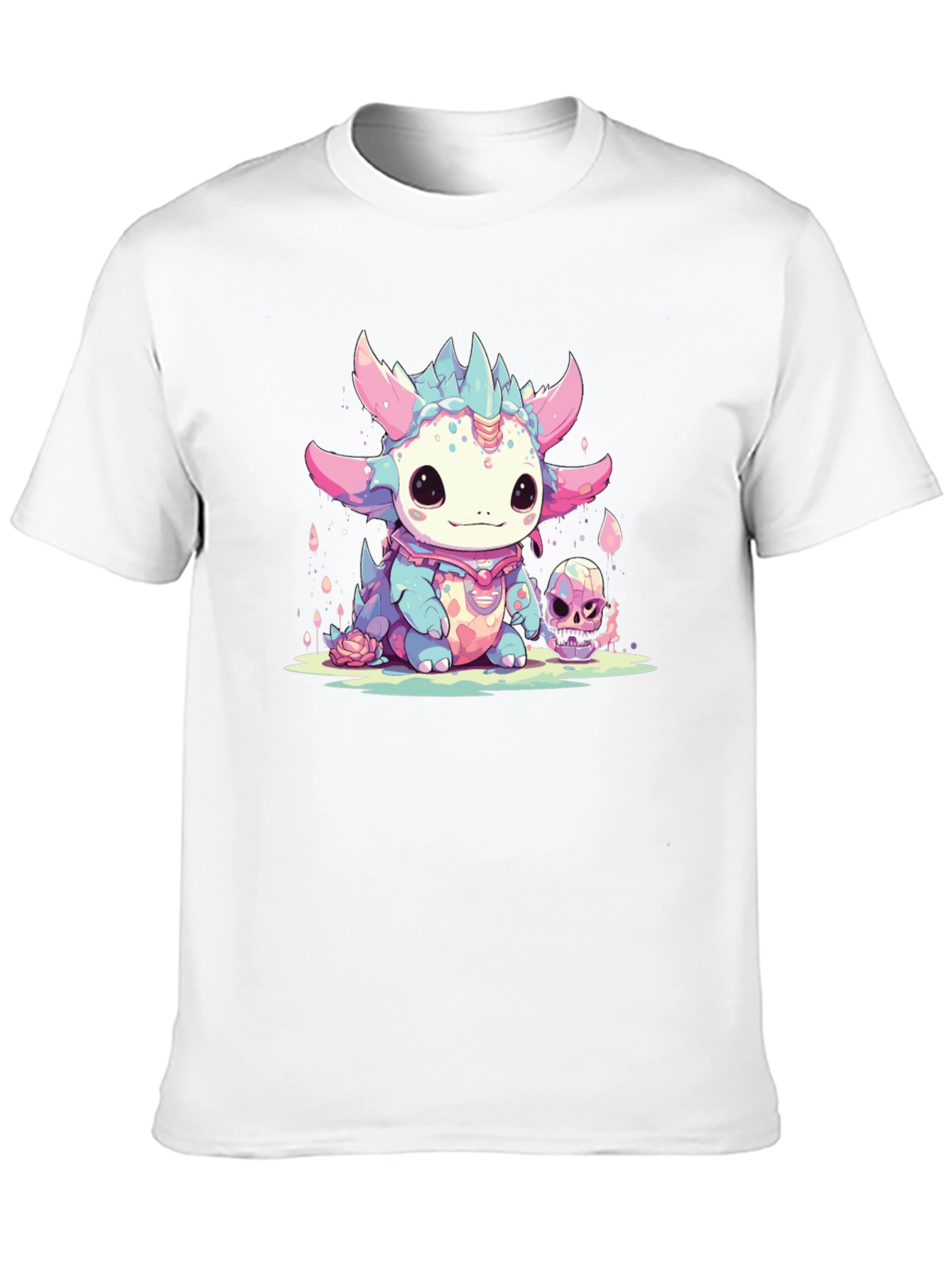 Kawaii Dragon Tee - Spooky Cute Style