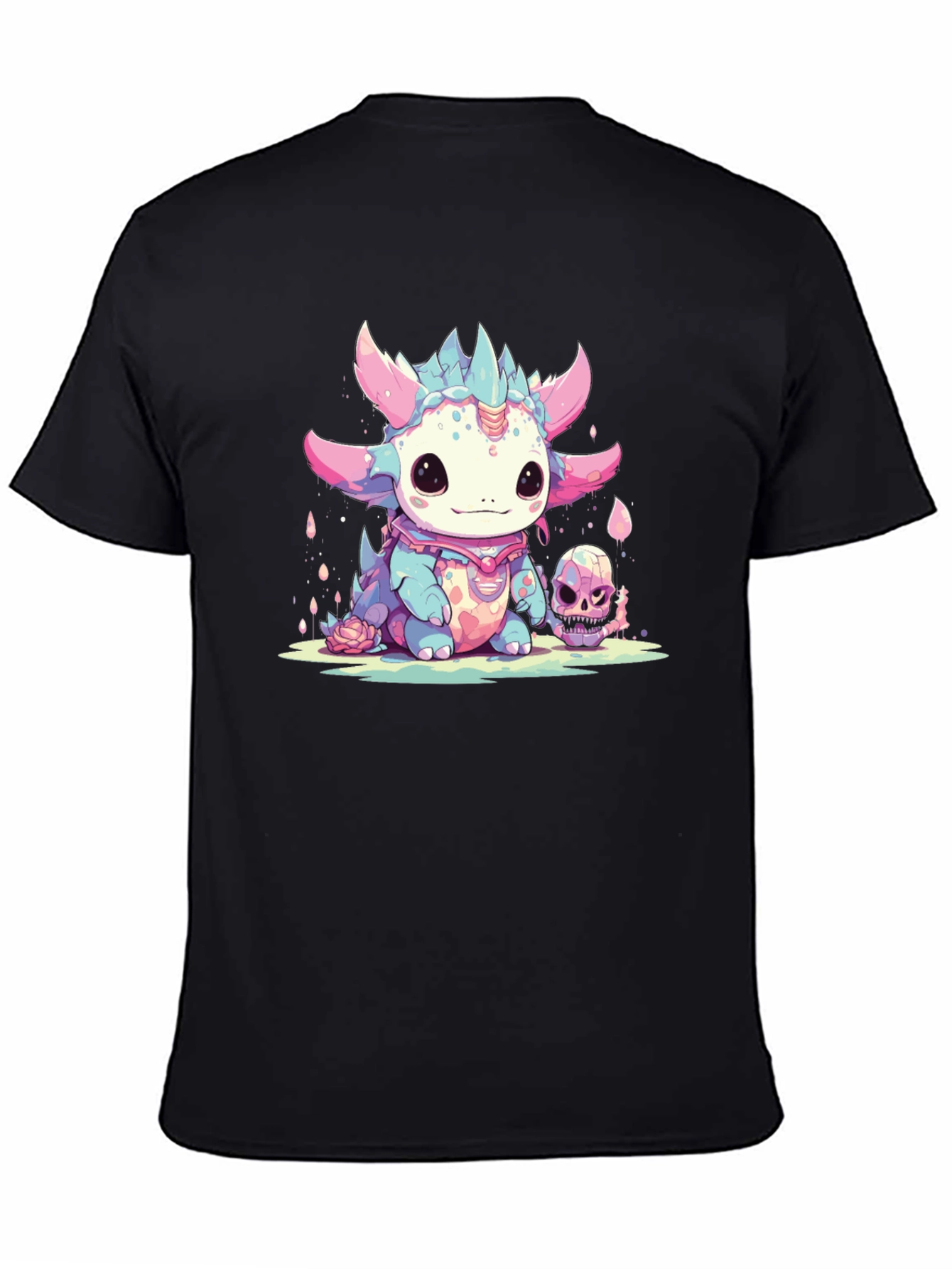 Kawaii Dragon Tee - Spooky Cute Style