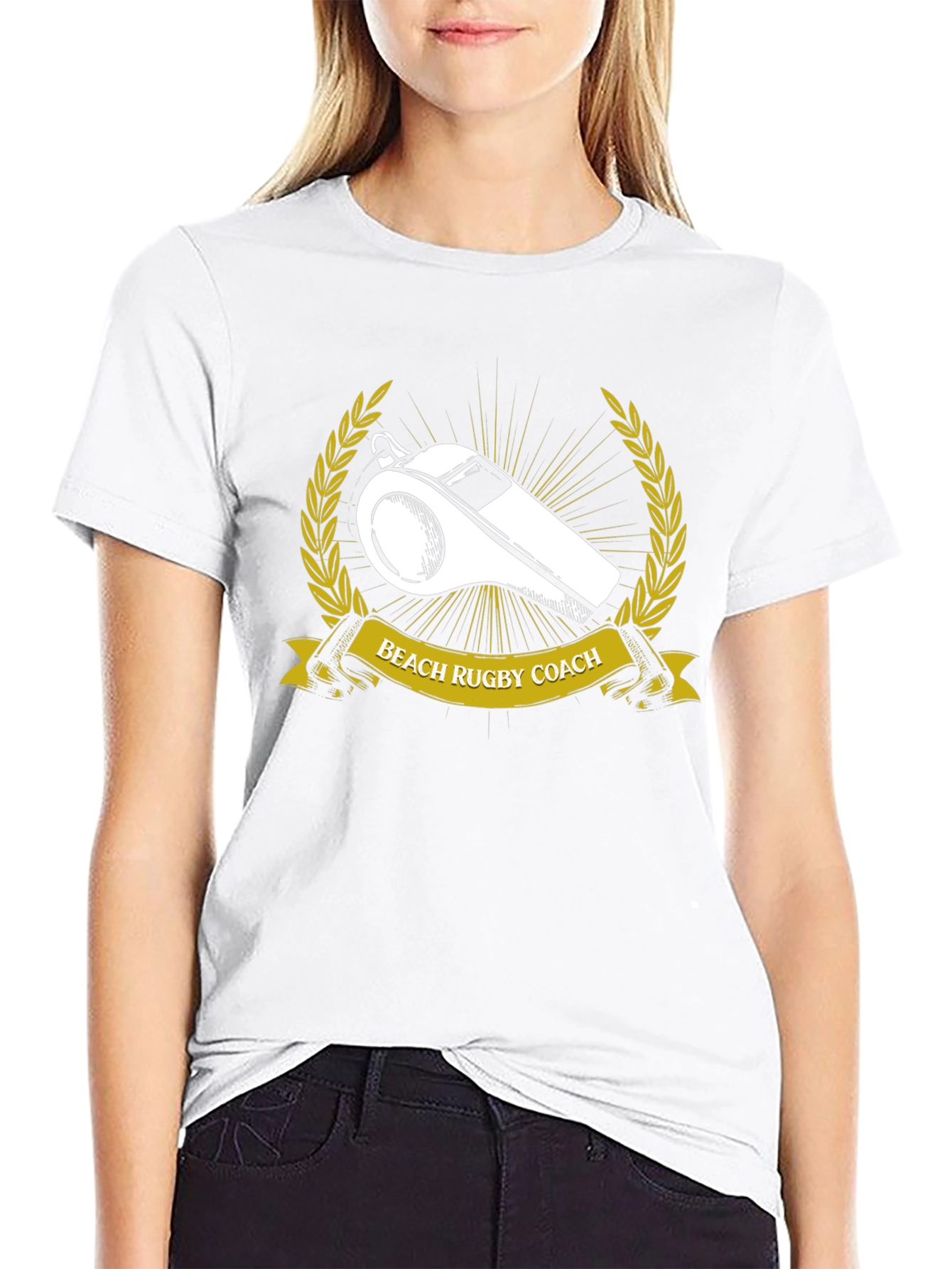 Beach Rugby Coach Graphic Tee