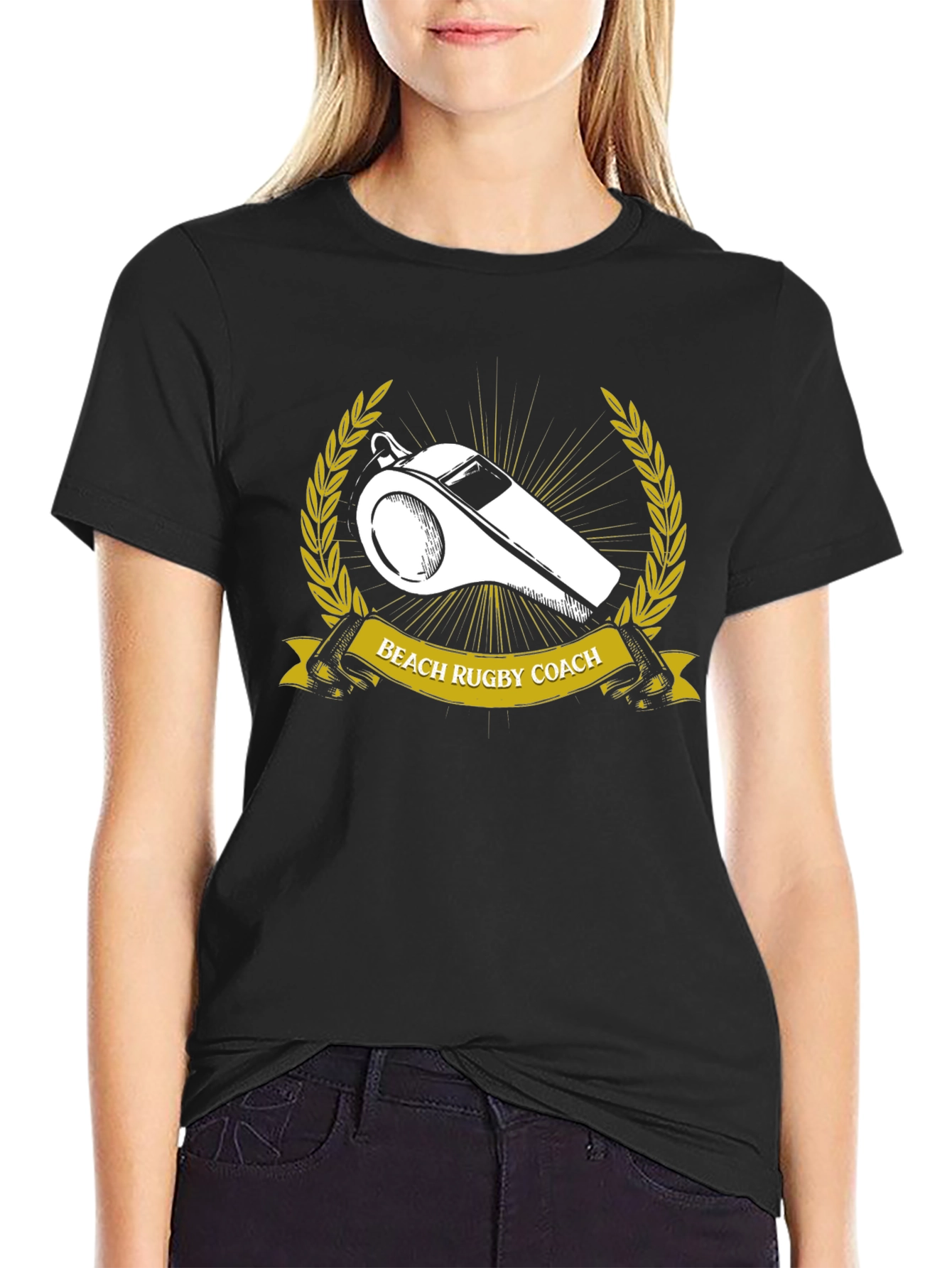 Beach Rugby Coach Graphic Tee