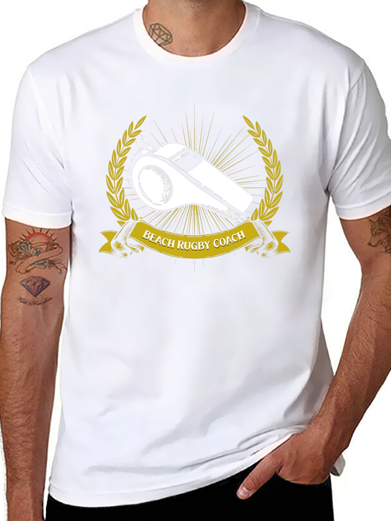 Beach Rugby Coach Graphic Tee