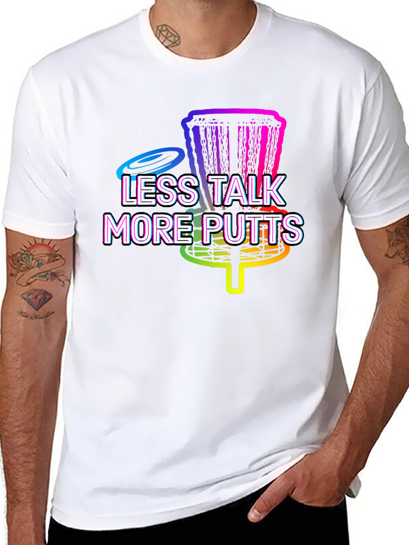 Less Talk More Putts Disc Golf T-Shirt
