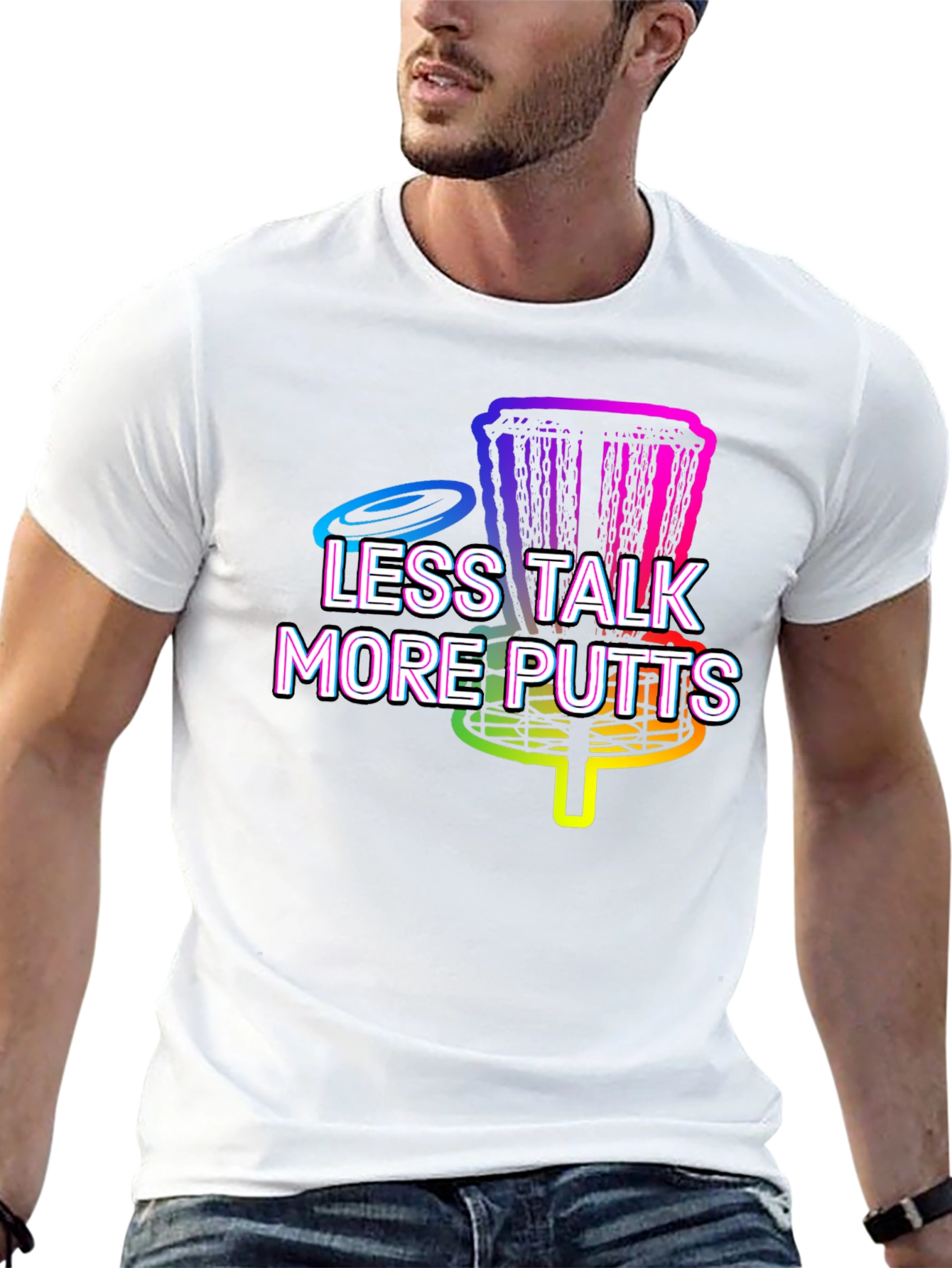 Less Talk More Putts Disc Golf T-Shirt