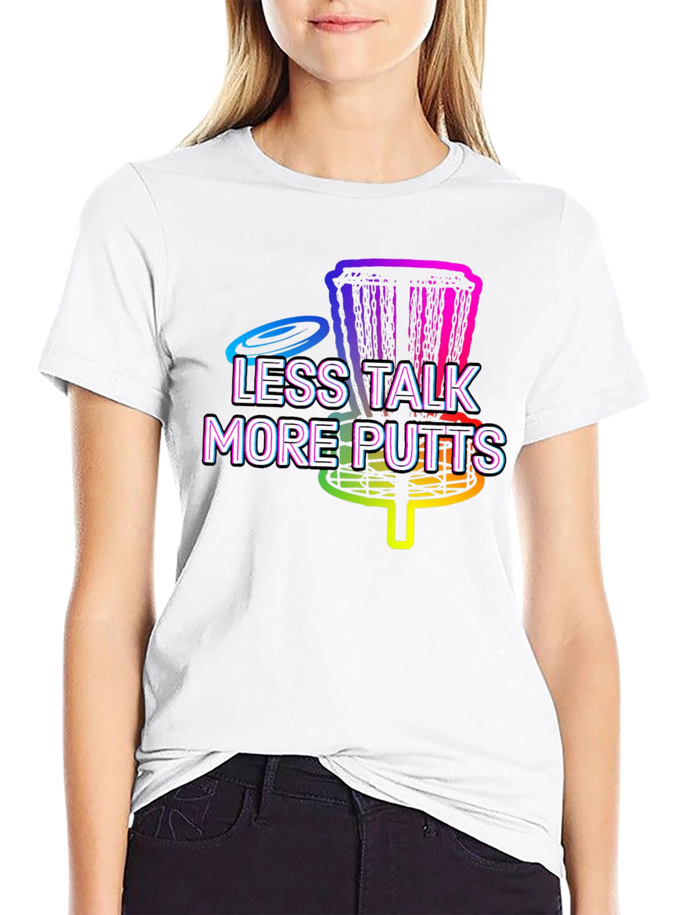 Less Talk More Putts Disc Golf T-Shirt