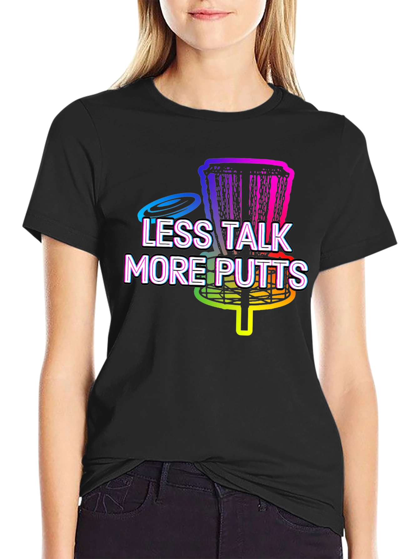 Less Talk More Putts Disc Golf T-Shirt