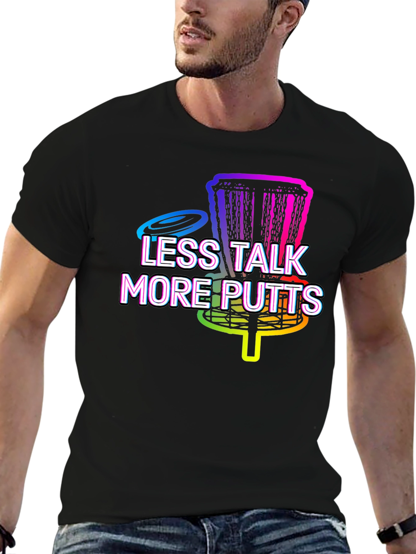 Less Talk More Putts Disc Golf T-Shirt