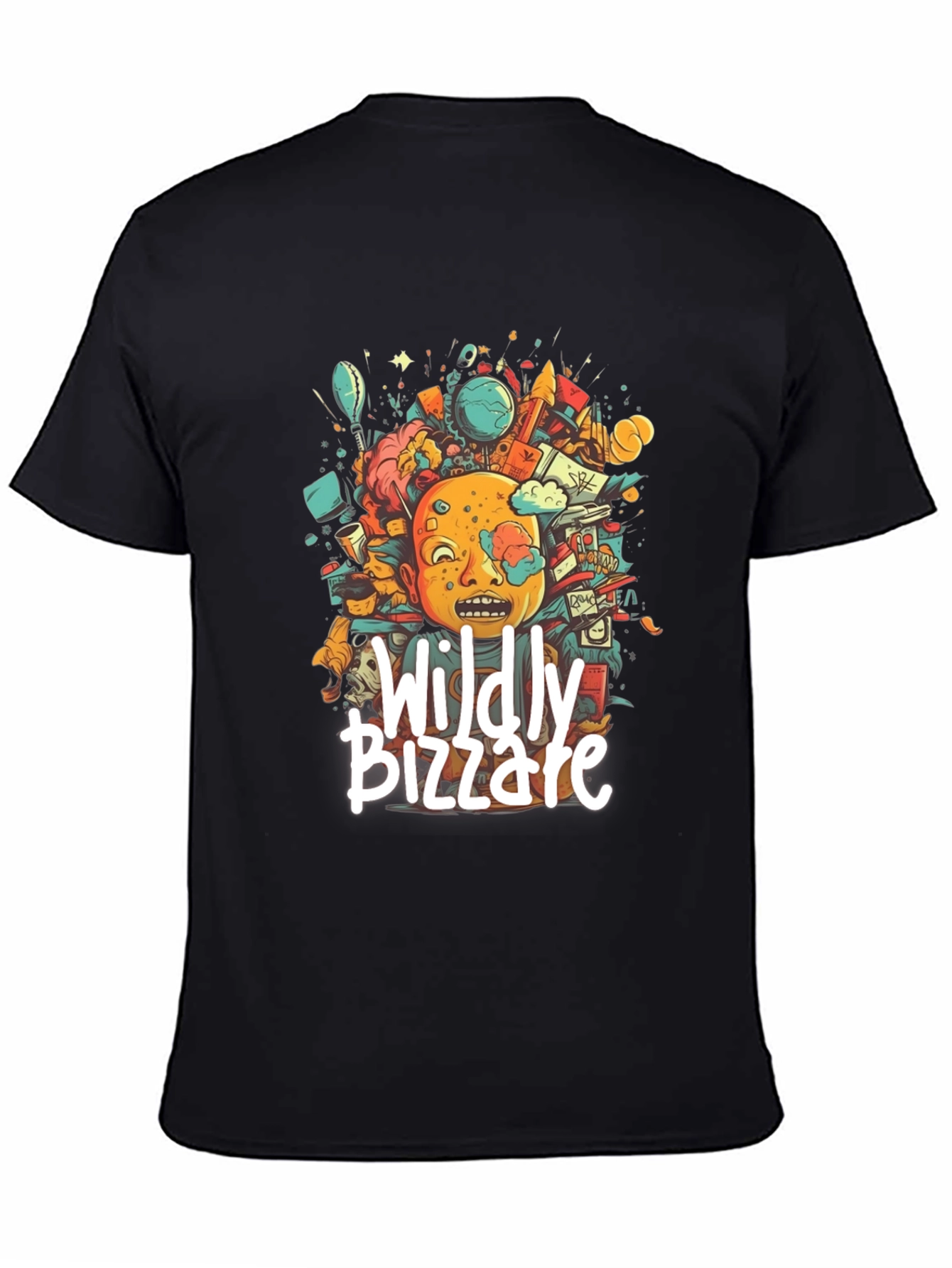 Wildly Bizzare Graphic Tee - Black Cotton T-Shirt