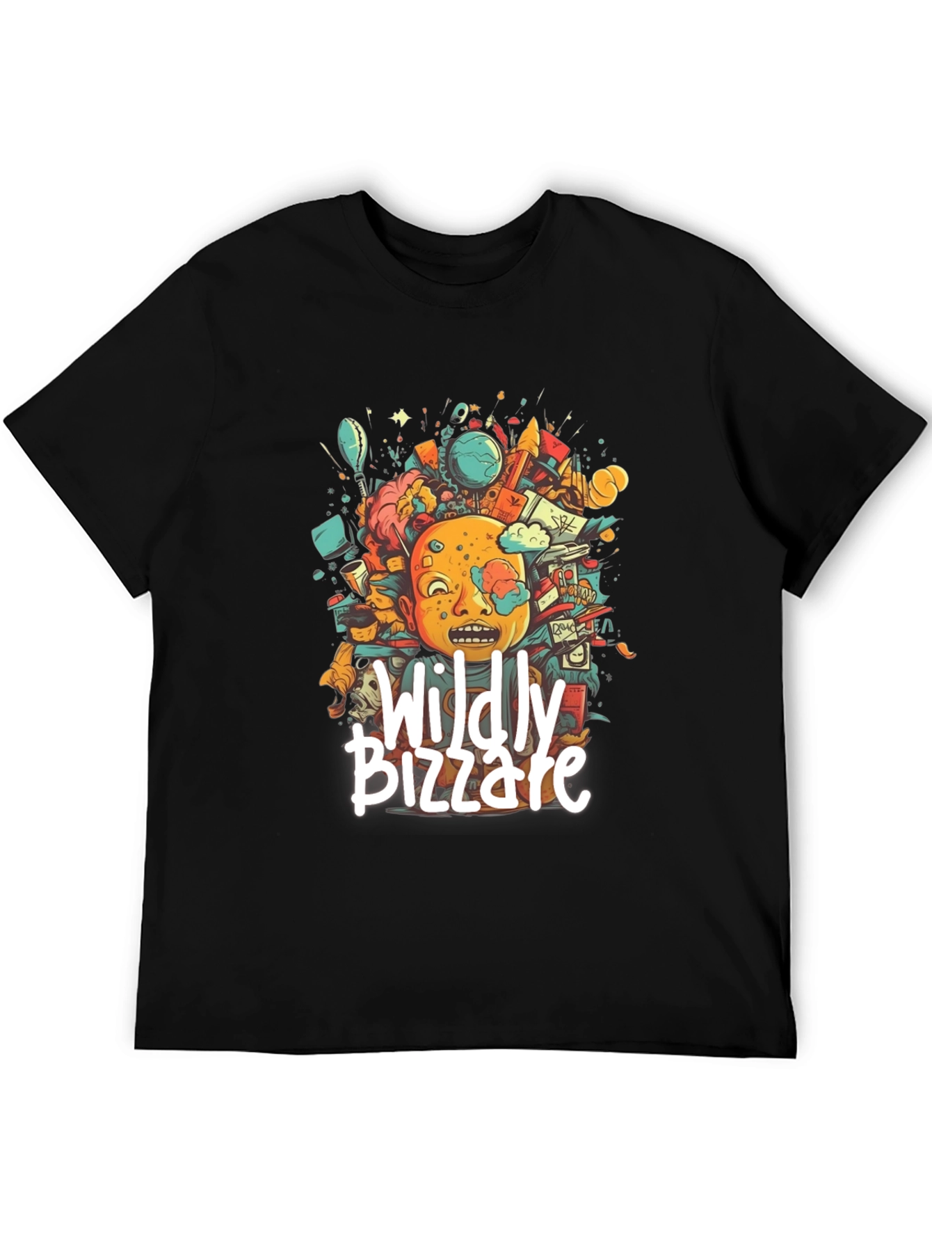 Wildly Bizzare Graphic Tee - Black Cotton T-Shirt