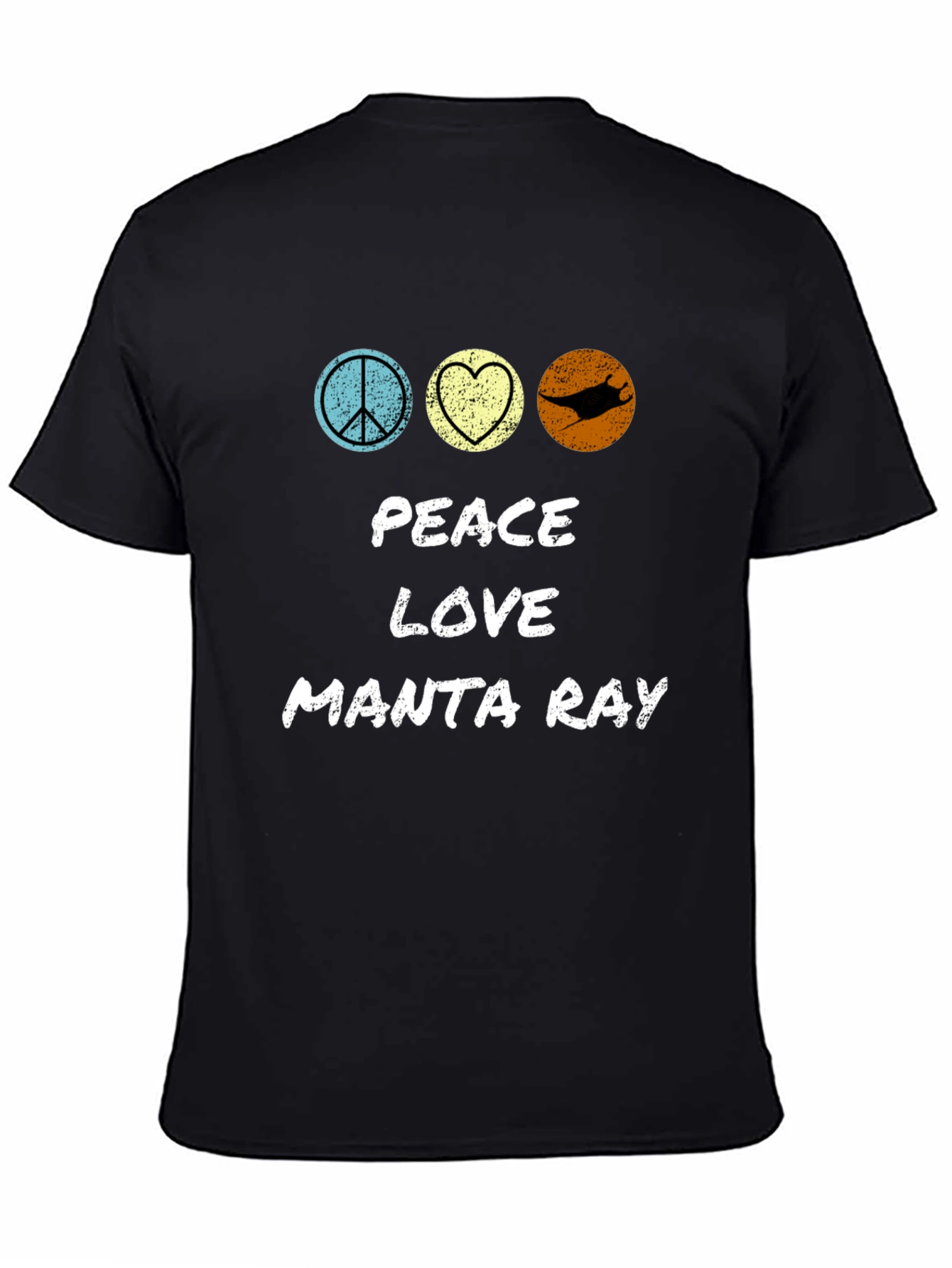 Peace Love Manta Ray T-Shirt