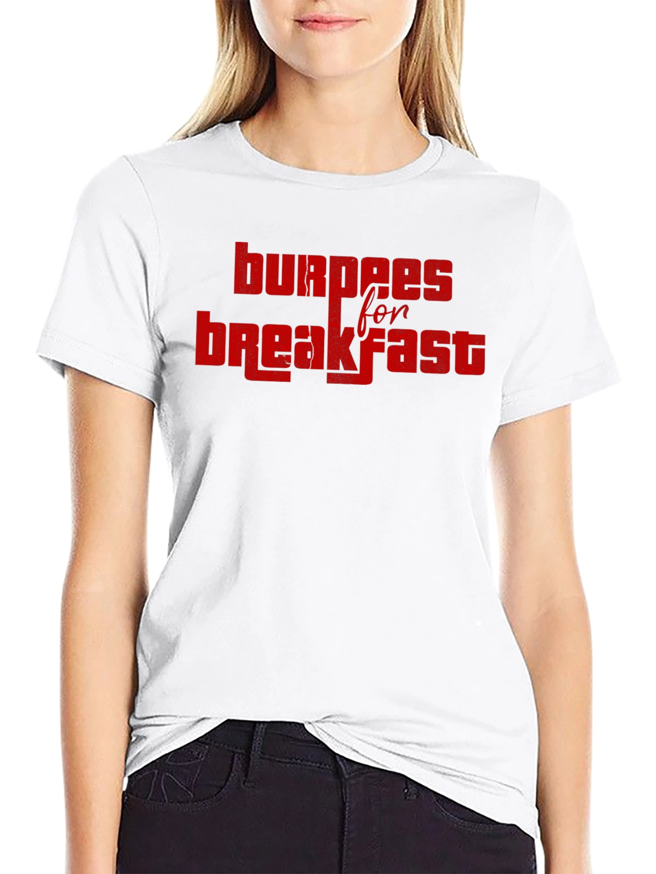 Burpees for Breakfast Graphic T-Shirt