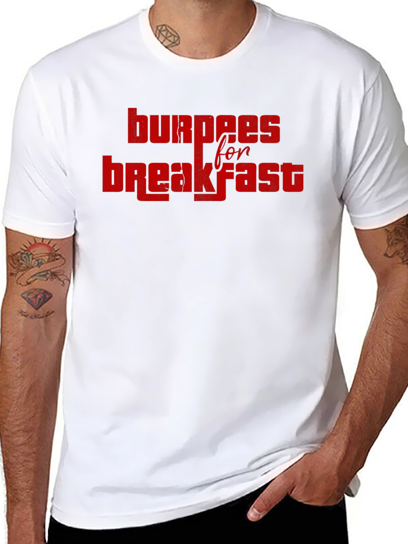 Burpees for Breakfast Graphic T-Shirt