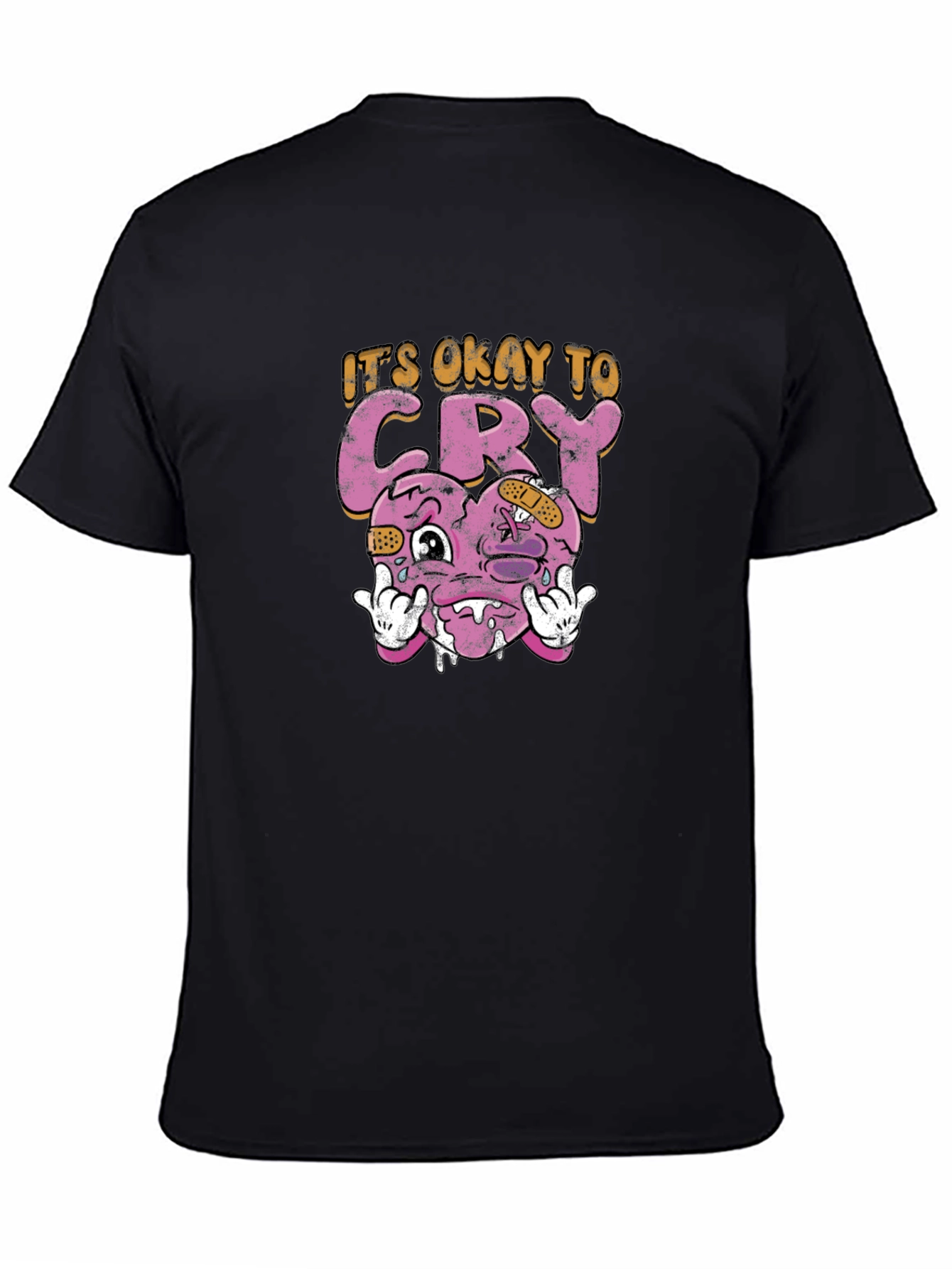 Its Okay To Cry Heart Graphic Tee