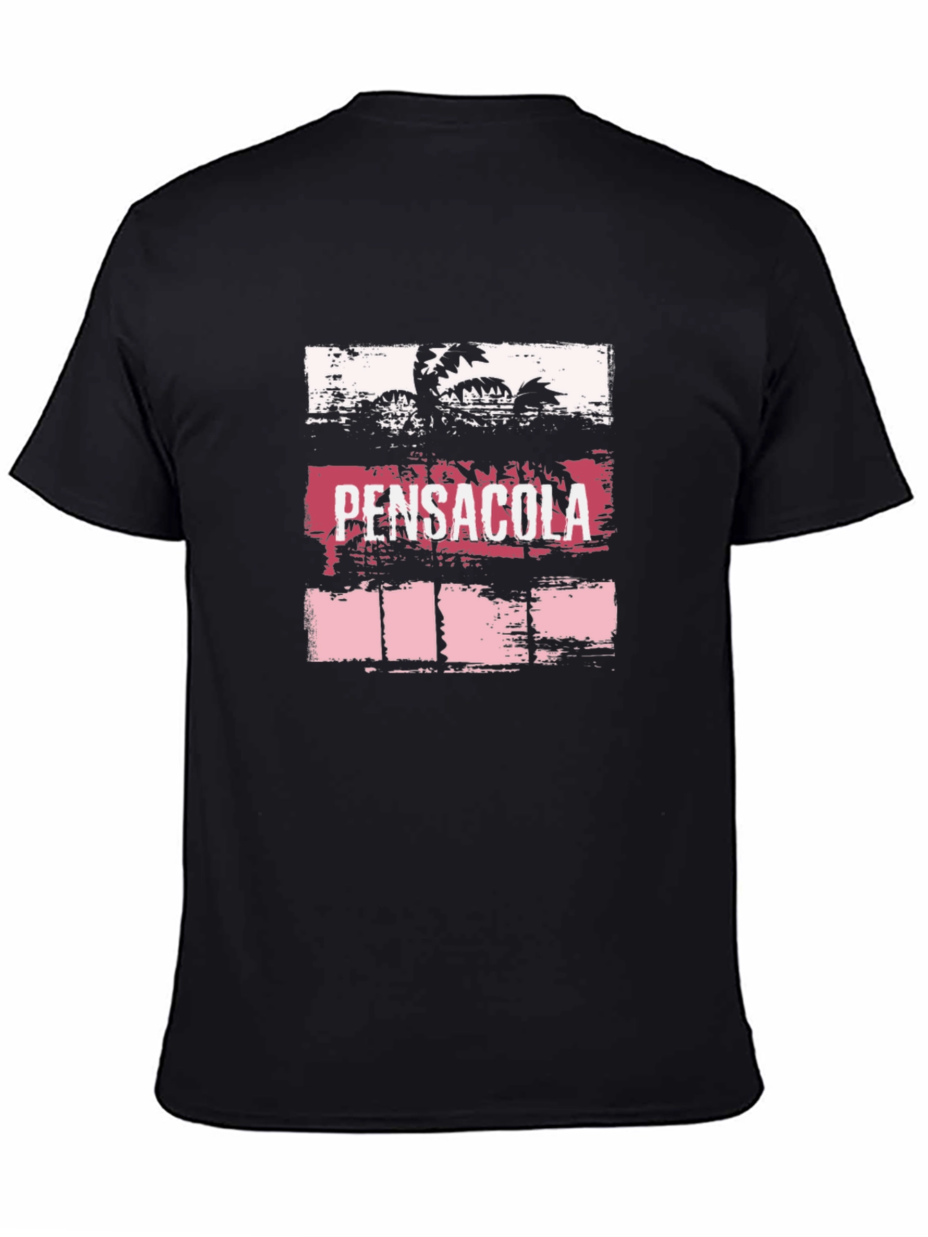 Pensacola Graphic Tee - Tropical Palm Beach Design