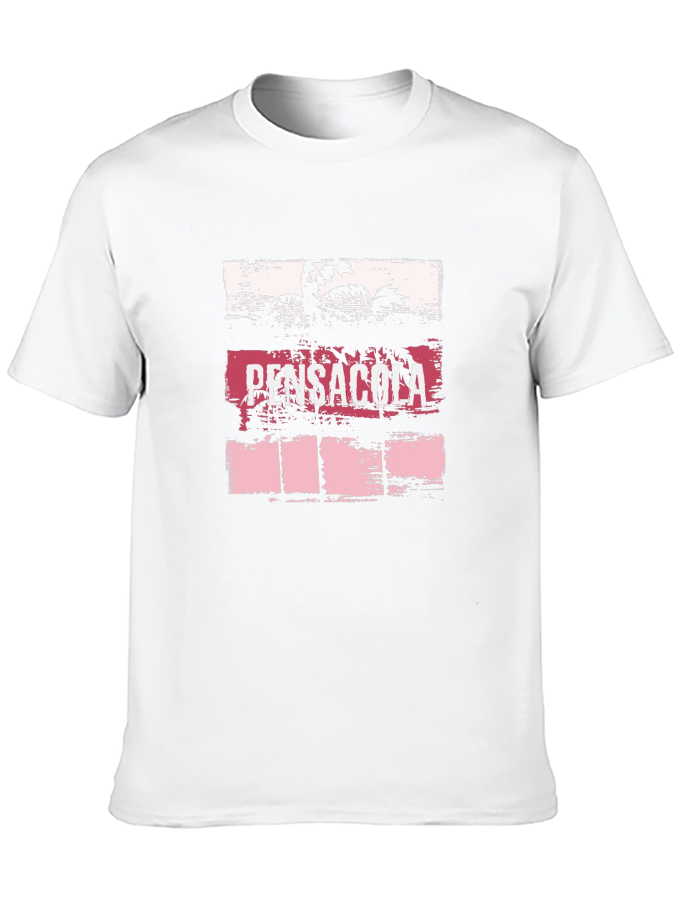 Pensacola Graphic Tee - Tropical Palm Beach Design