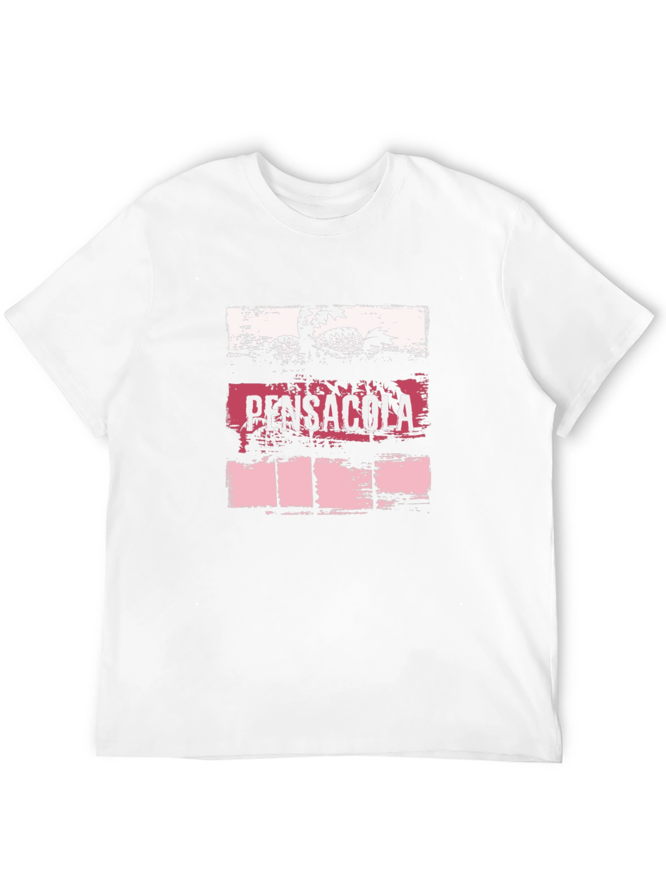 Pensacola Graphic Tee - Tropical Palm Beach Design