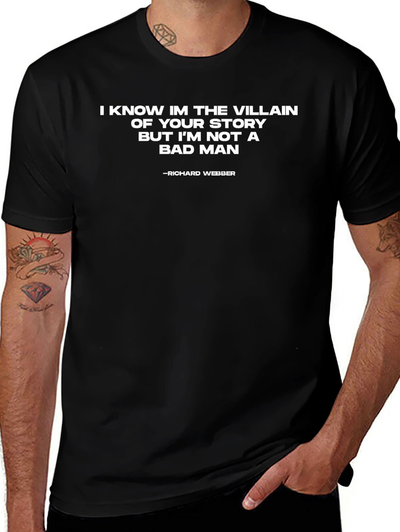 Villain Story T-Shirt - Not a Bad Man