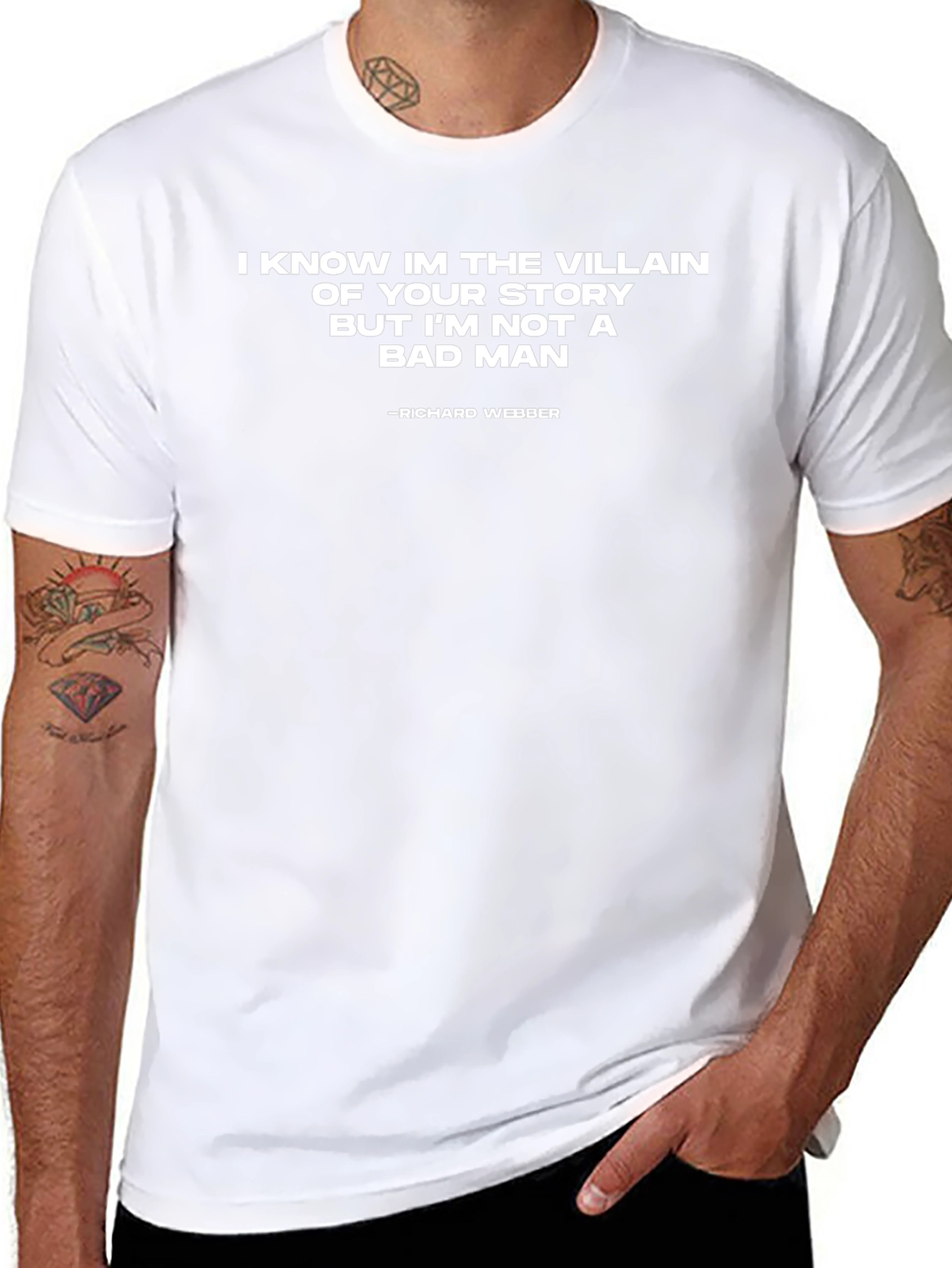 Villain Story T-Shirt - Not a Bad Man