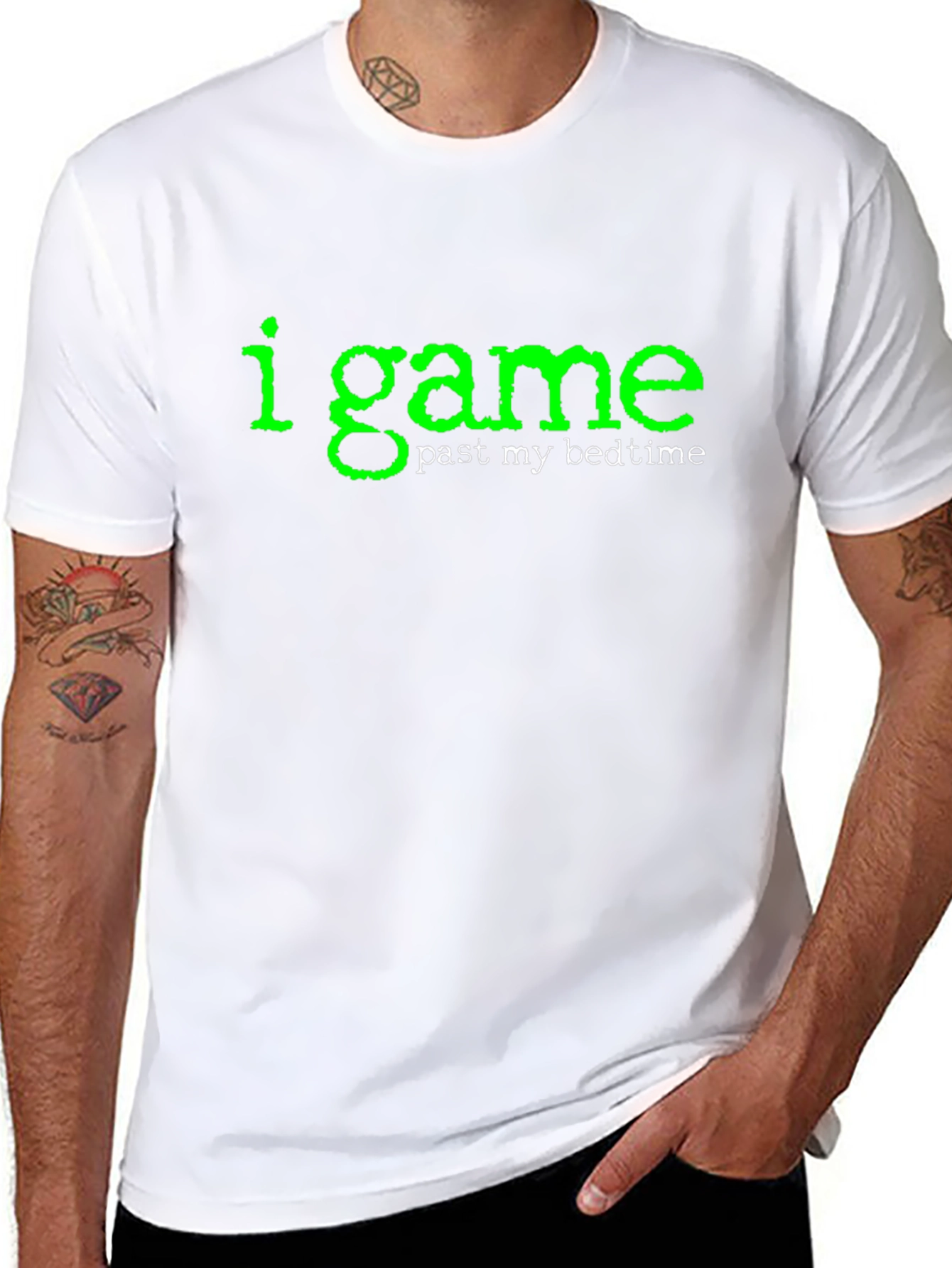 I Game Past My Bedtime - Gamer T-Shirt