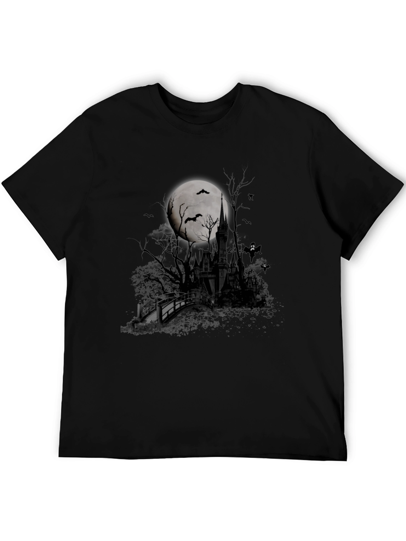 Halloween Castle Moon T-Shirt