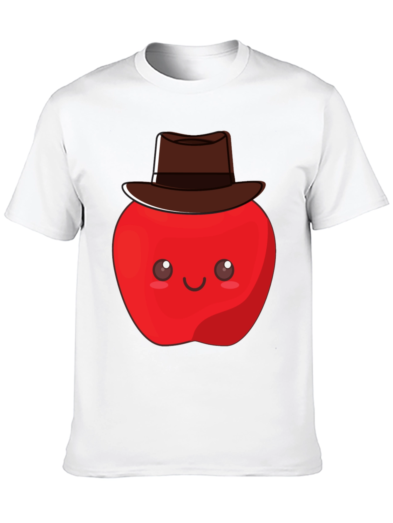 Cute Apple Cowboy T-Shirt - Unisex Graphic Tee