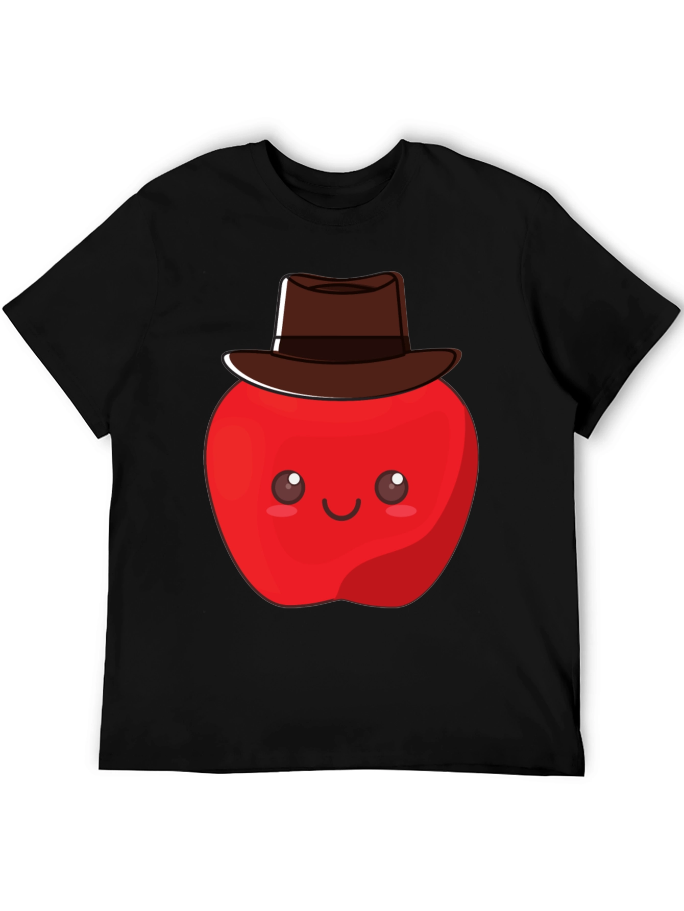 Cute Apple Cowboy T-Shirt - Unisex Graphic Tee