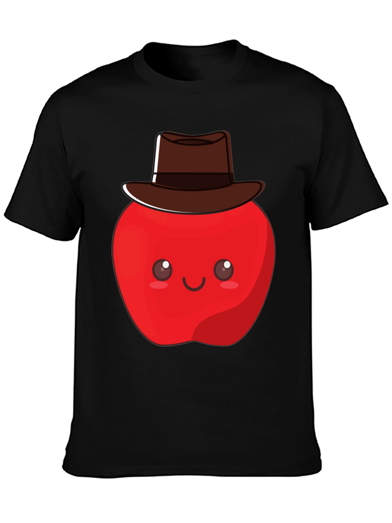 Cute Apple Cowboy T-Shirt - Unisex Graphic Tee