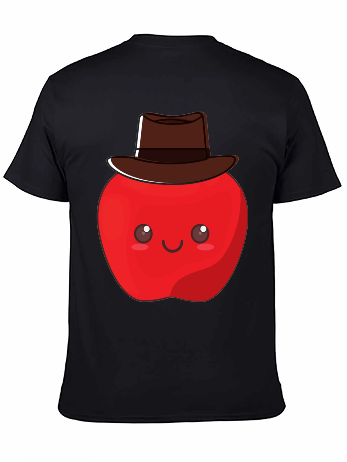Cute Apple Cowboy T-Shirt - Unisex Graphic Tee