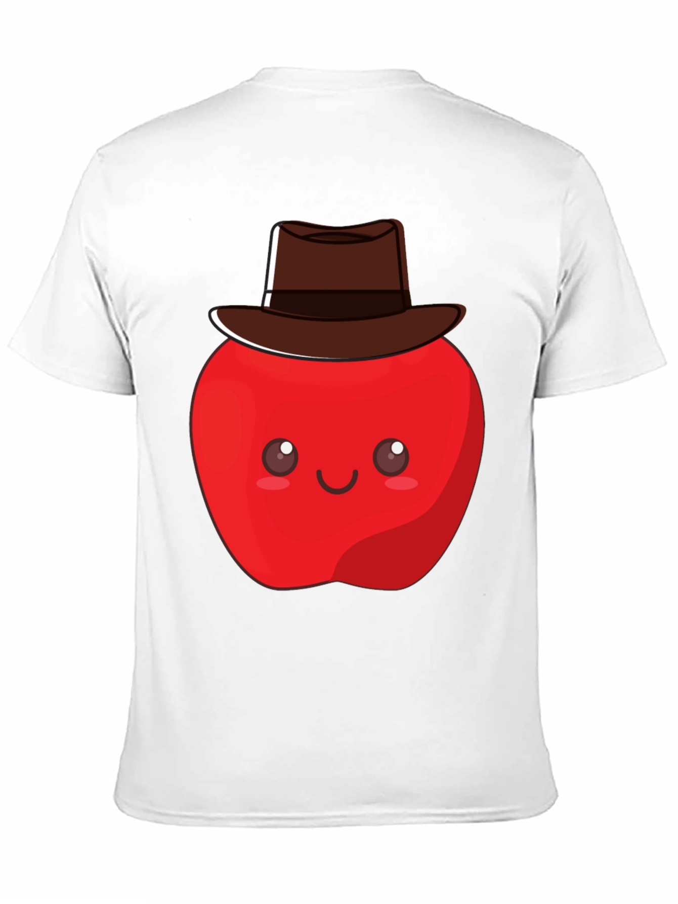 Cute Apple Cowboy T-Shirt - Unisex Graphic Tee