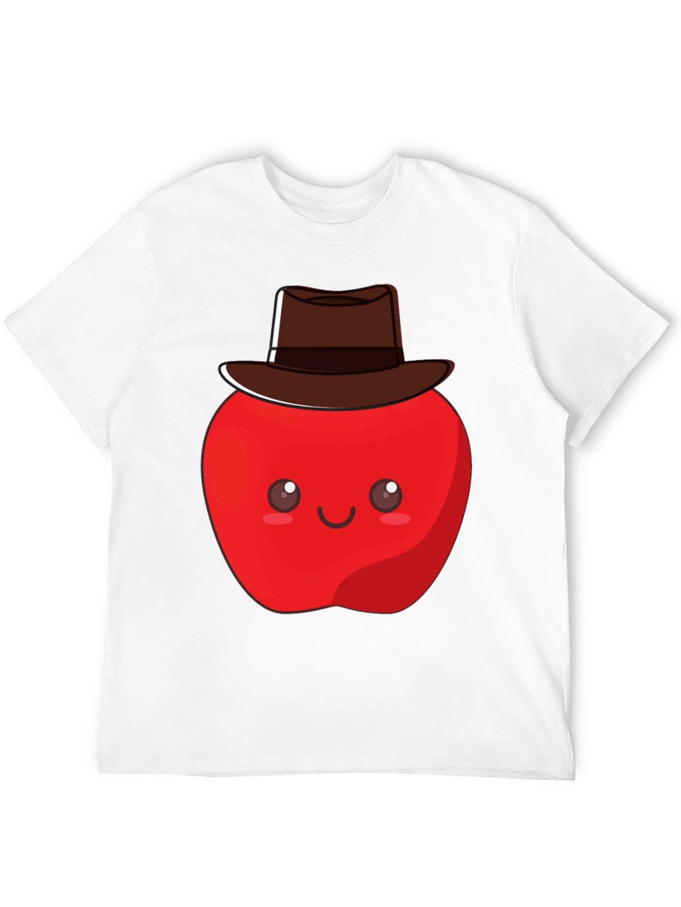 Cute Apple Cowboy T-Shirt - Unisex Graphic Tee