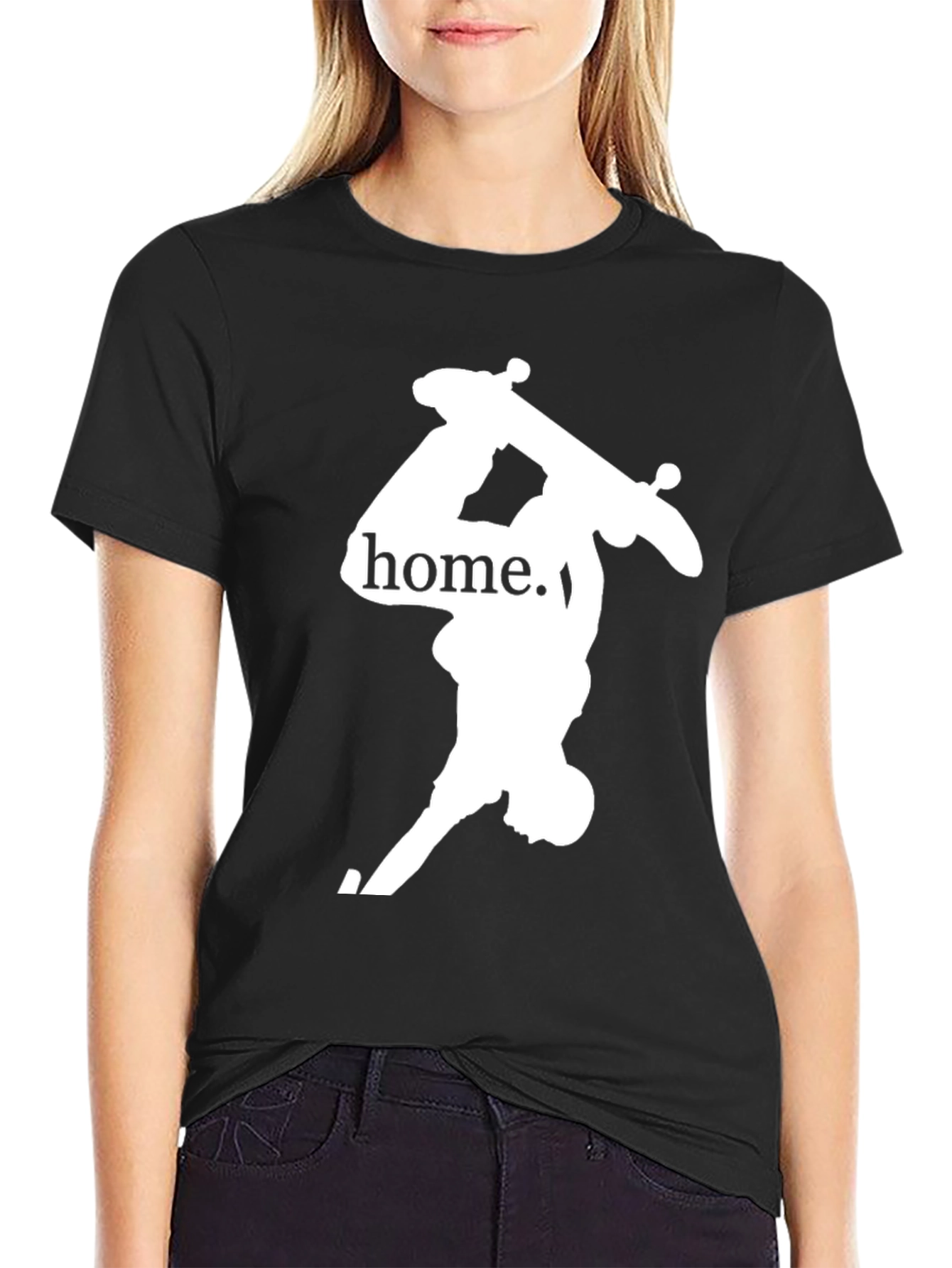 Home Skateboard Tee - Cool Graphic Print