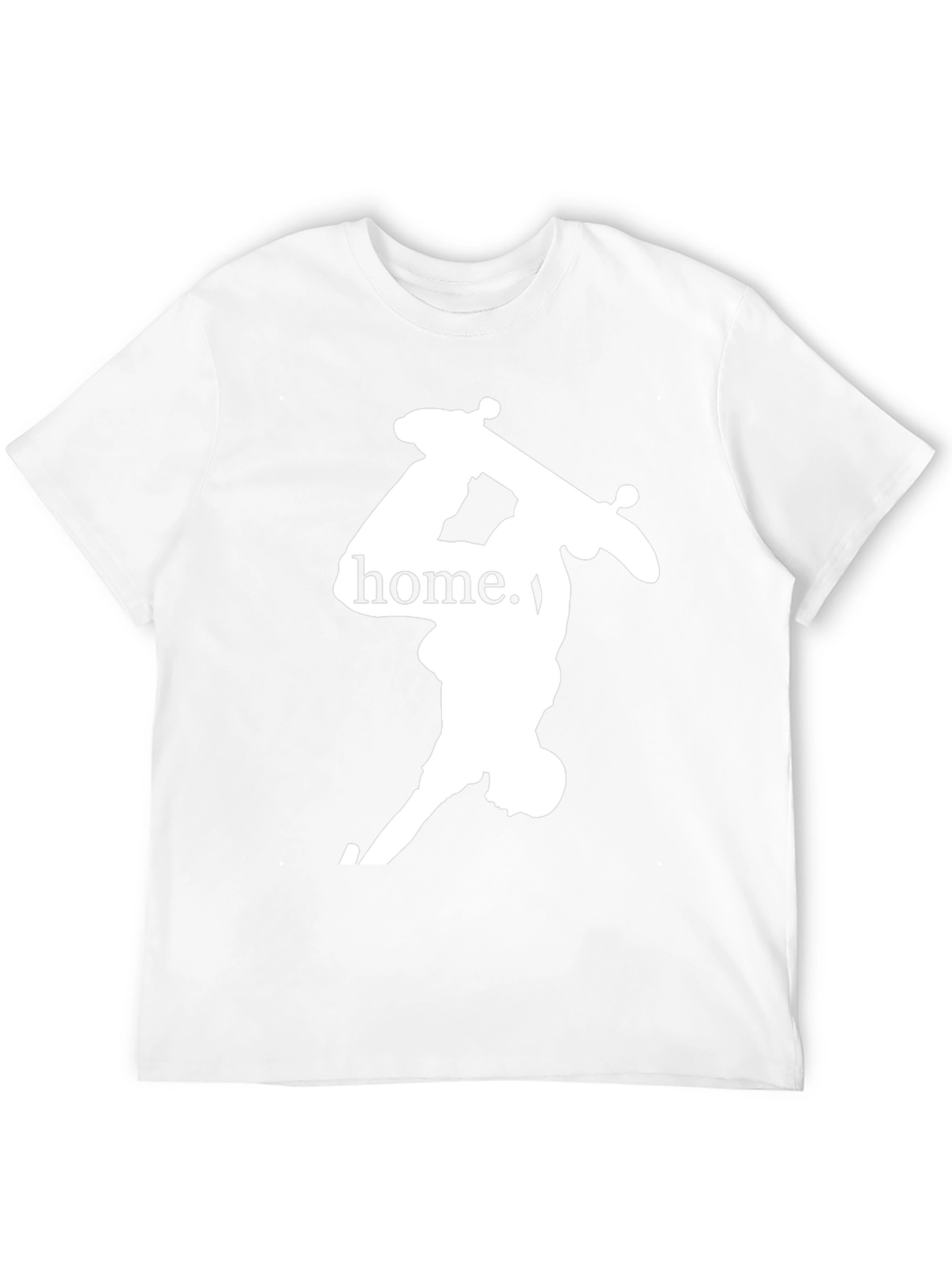 Home Skateboard Tee - Cool Graphic Print