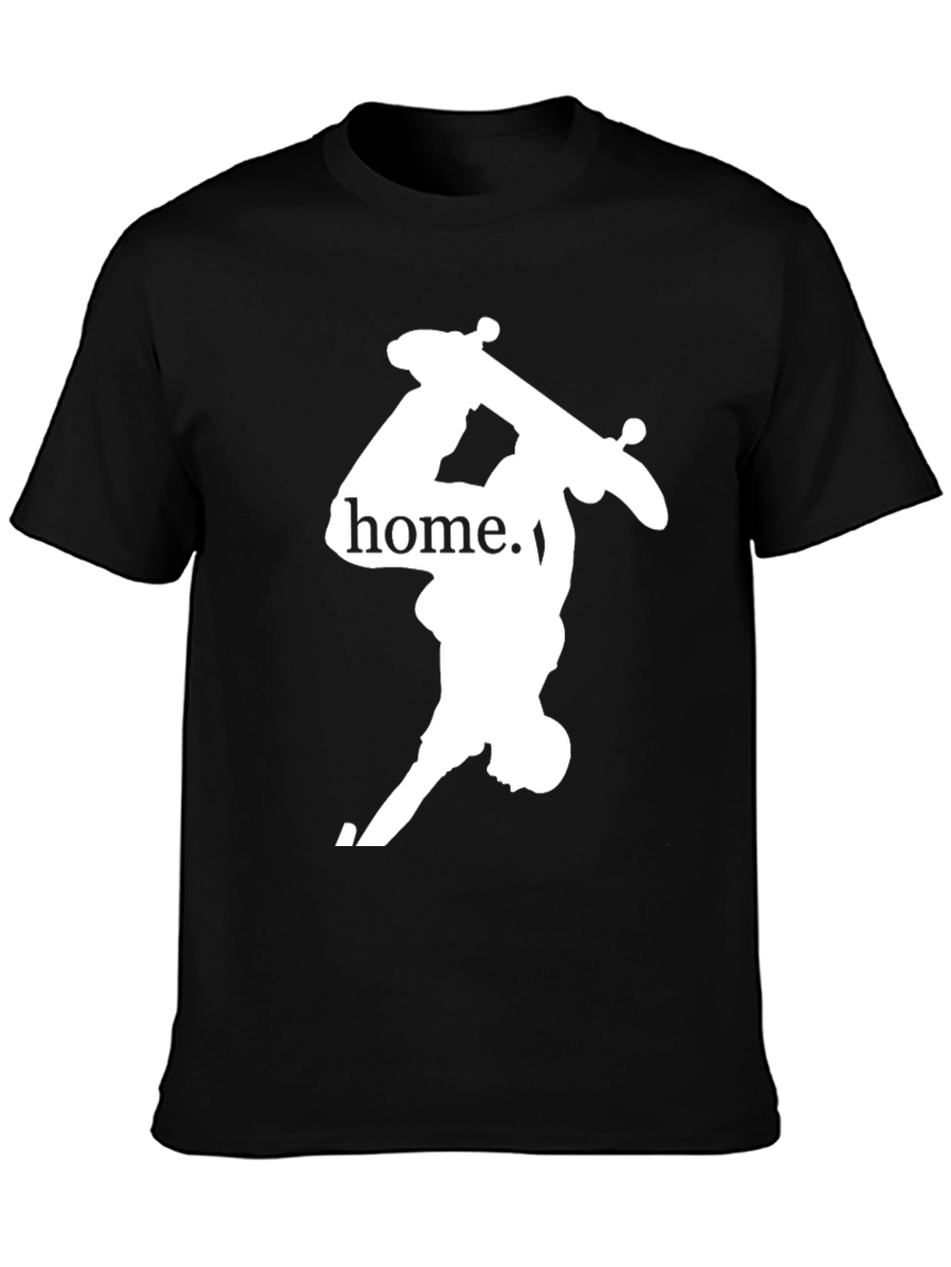 Home Skateboard Tee - Cool Graphic Print