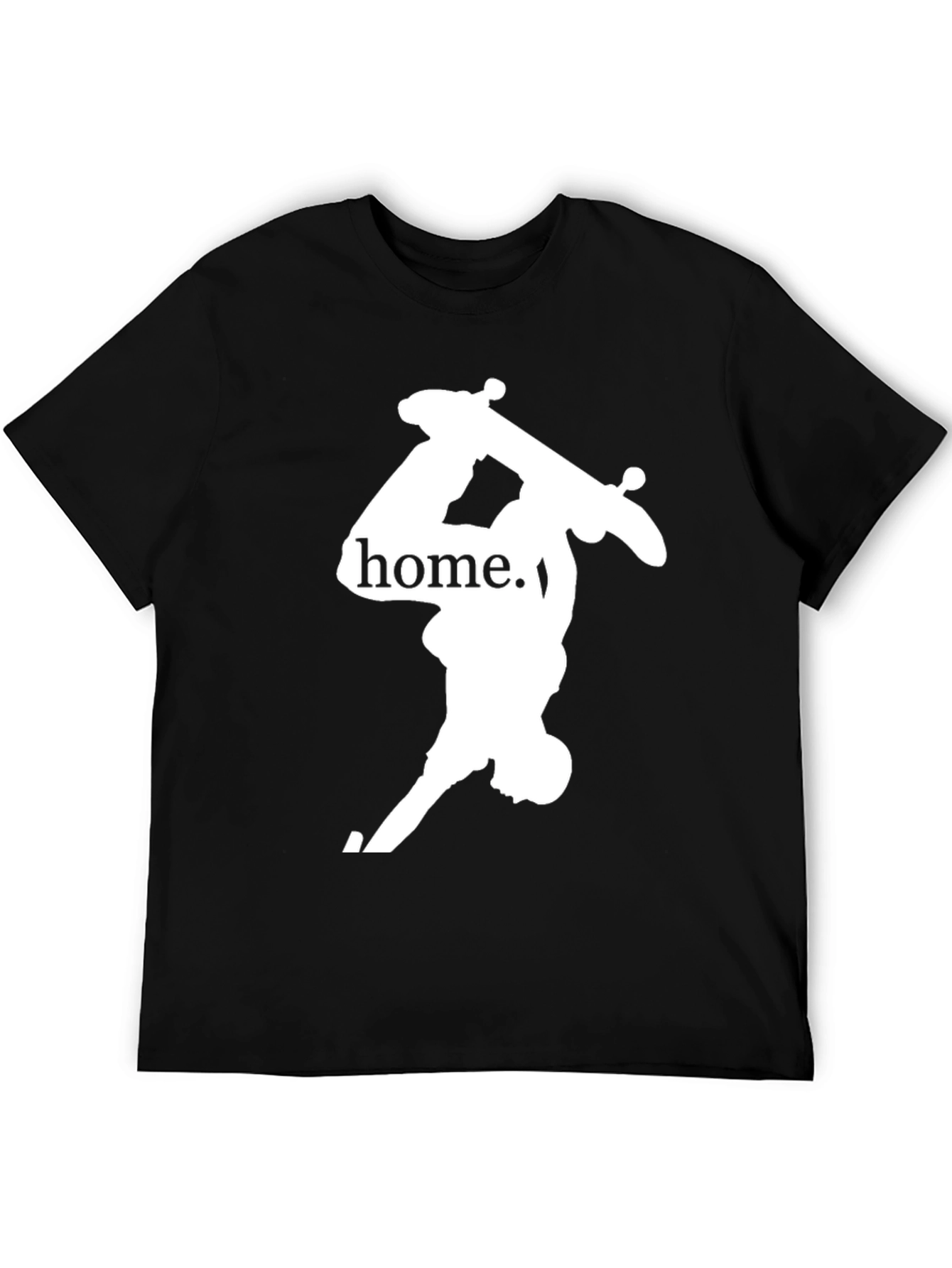 Home Skateboard Tee - Cool Graphic Print