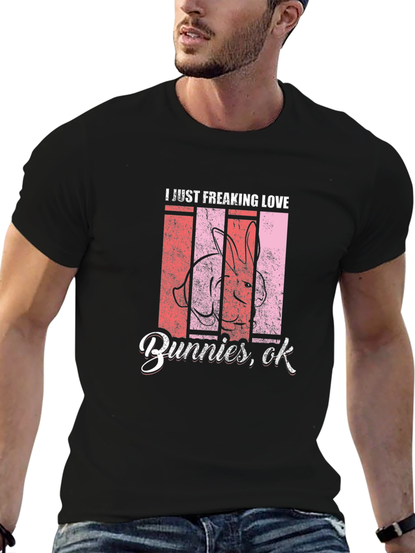 I Love Bunnies T-Shirt - Fun Easter Tee