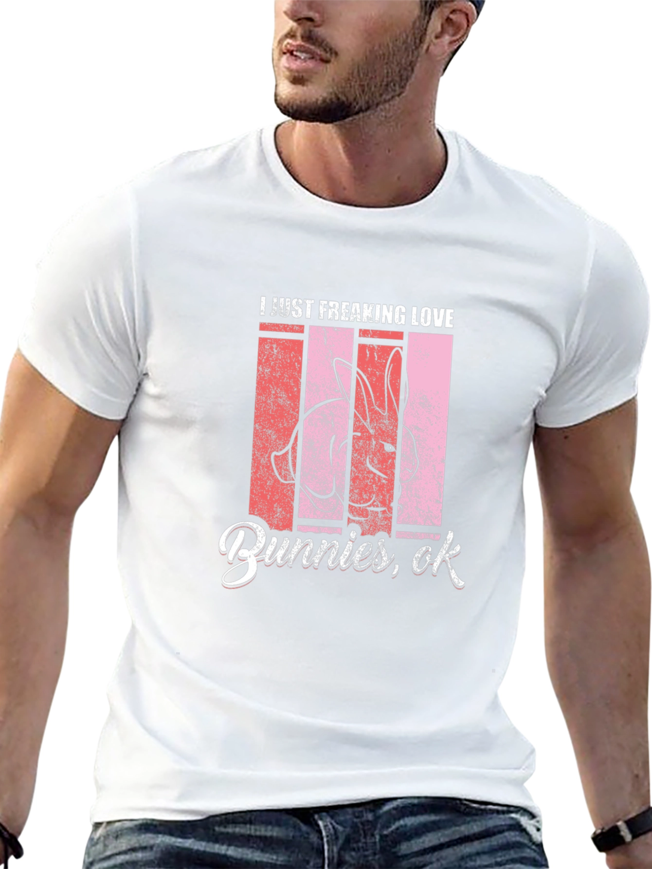 I Love Bunnies T-Shirt - Fun Easter Tee