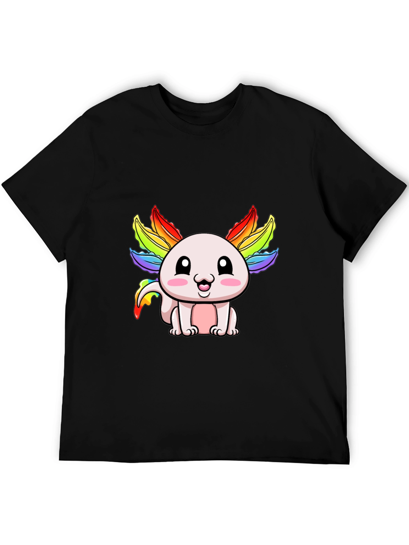 Cute Axolotl Rainbow T-Shirt