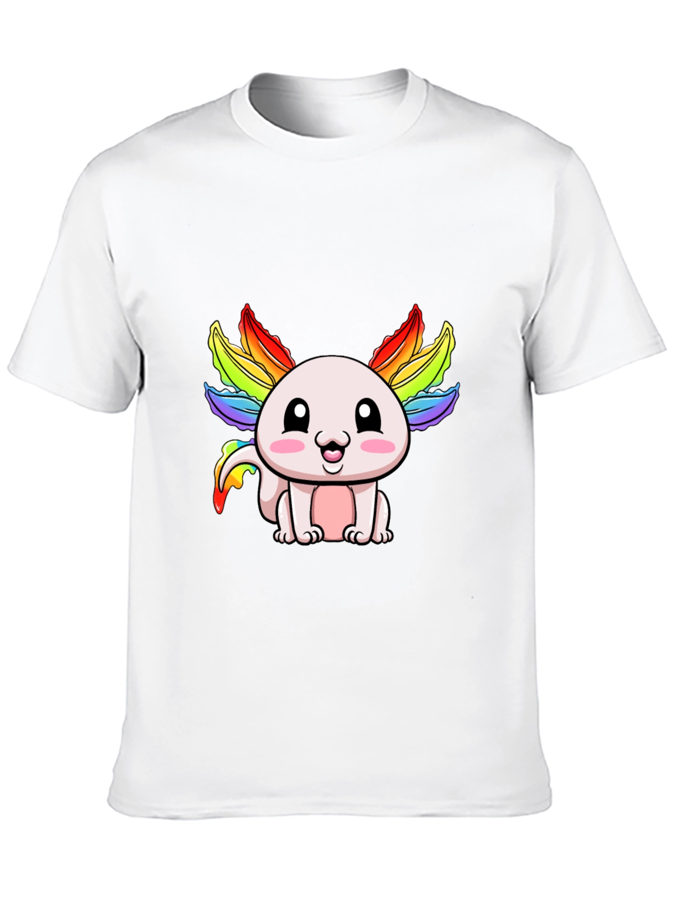 Cute Axolotl Rainbow T-Shirt