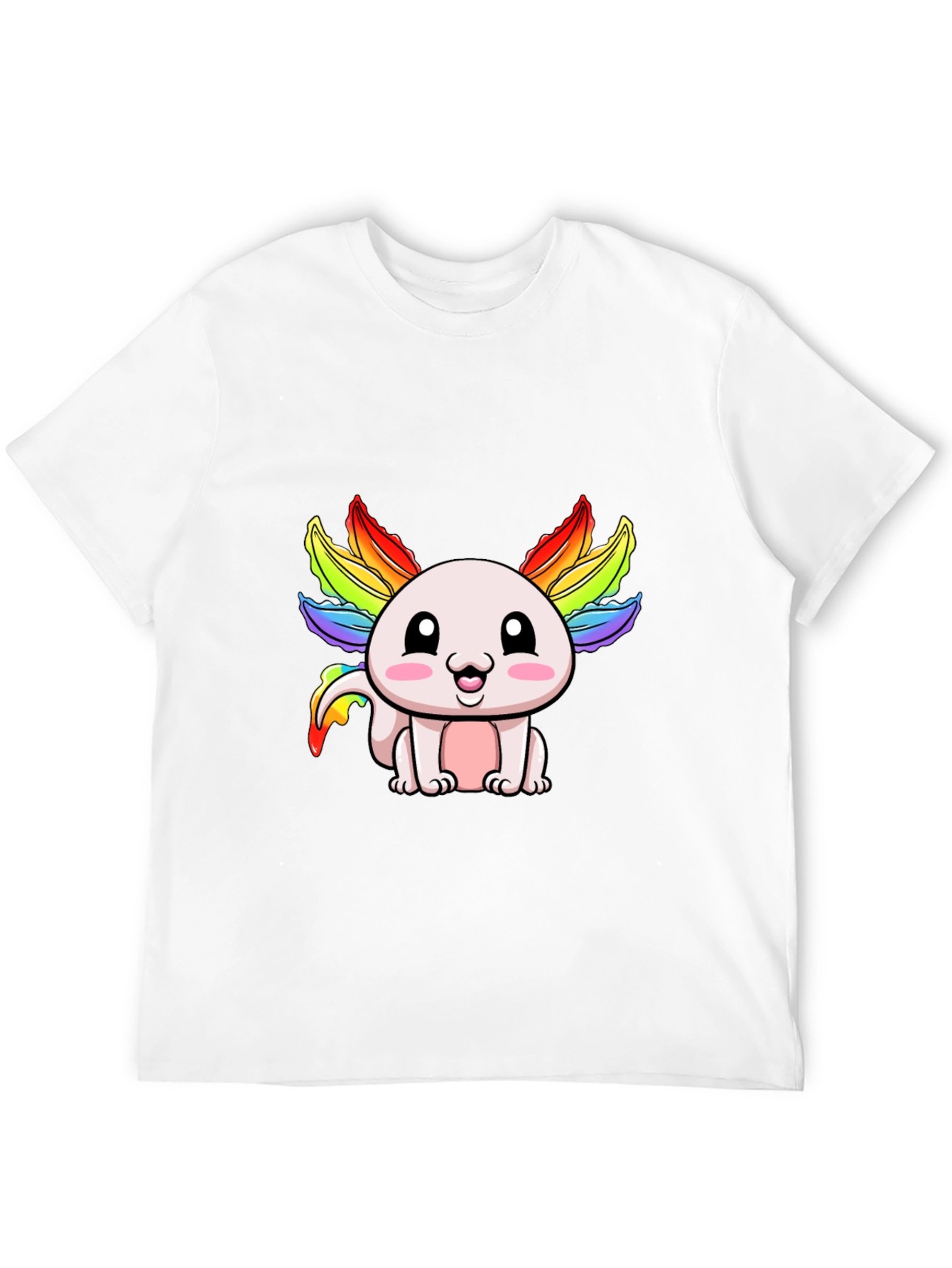 Cute Axolotl Rainbow T-Shirt