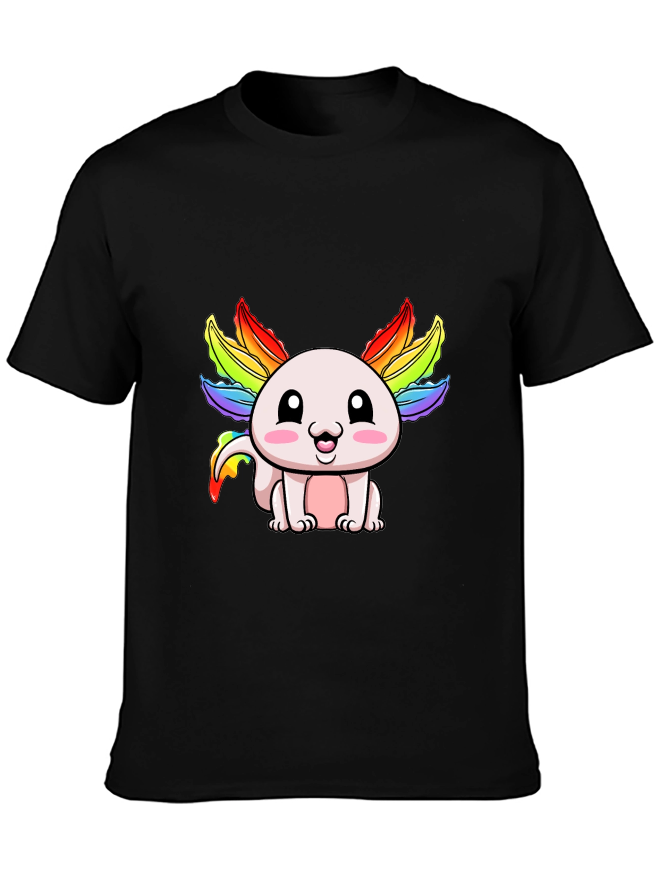 Cute Axolotl Rainbow T-Shirt