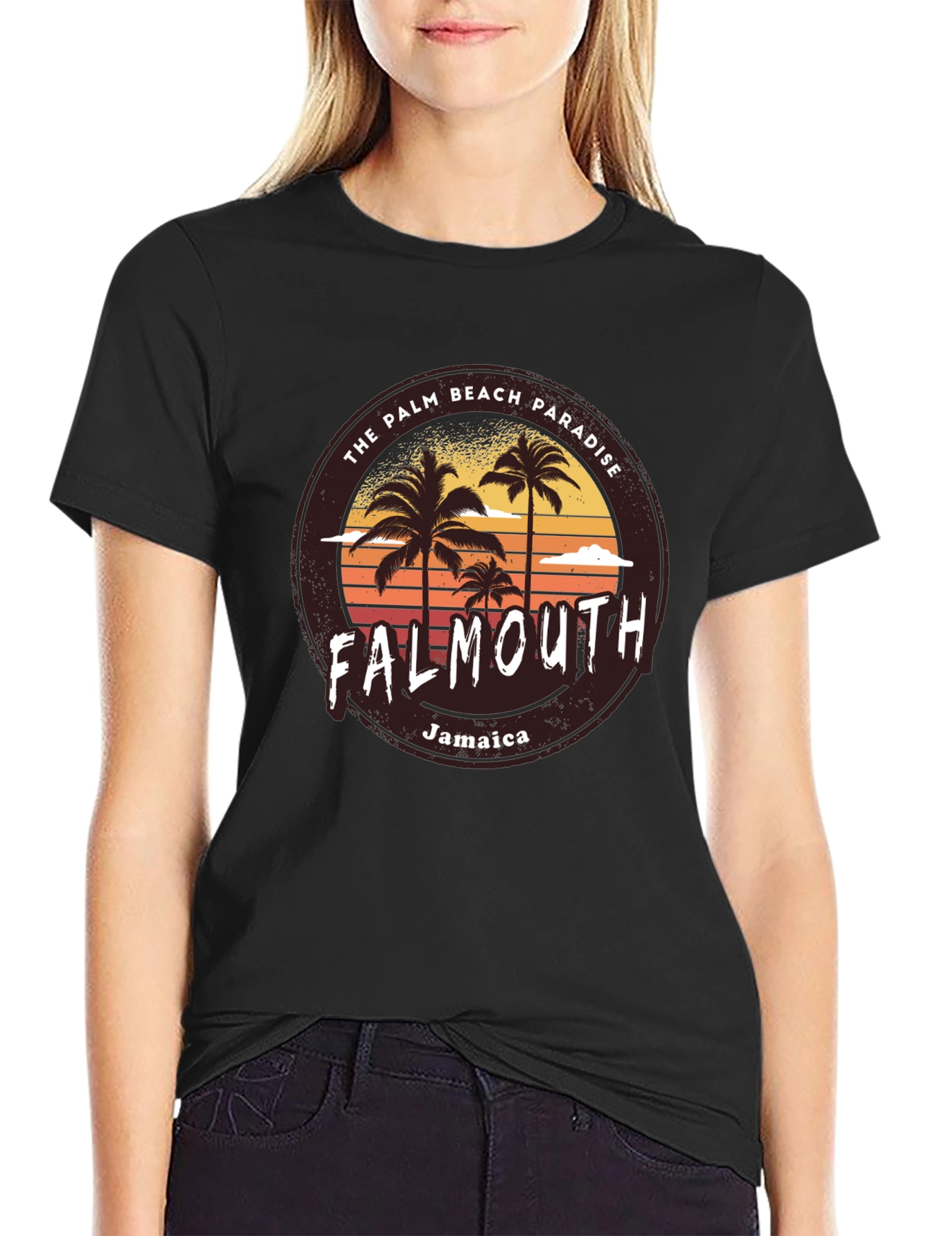 Palm Beach Paradise Falmouth Jamaica T-Shirt