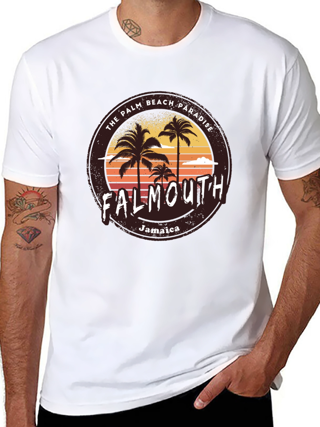 Palm Beach Paradise Falmouth Jamaica T-Shirt