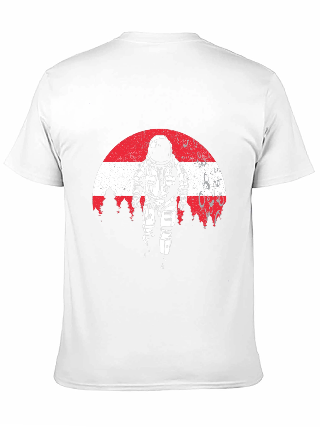 Astronaut Moonscape Graphic Tee