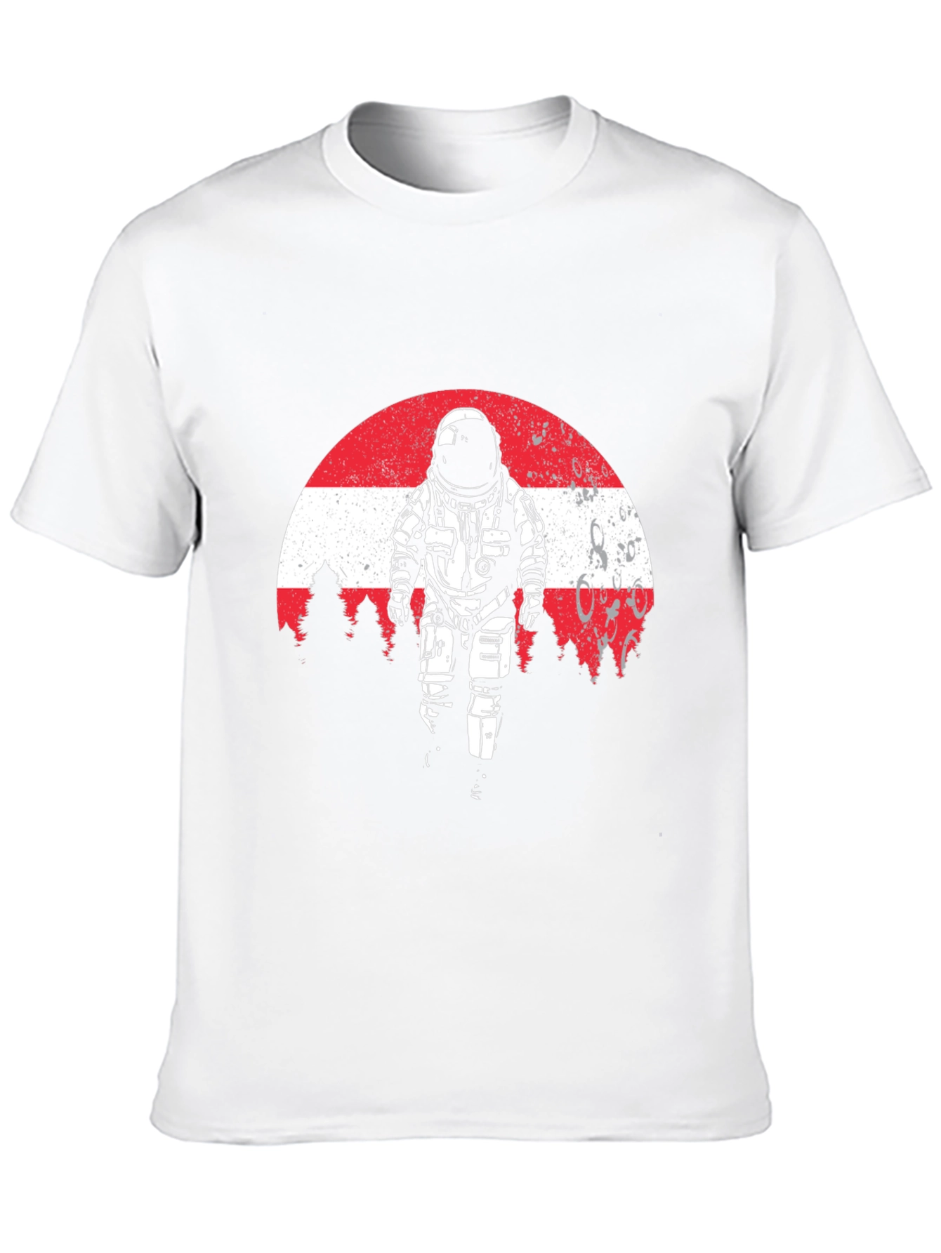 Astronaut Moonscape Graphic Tee