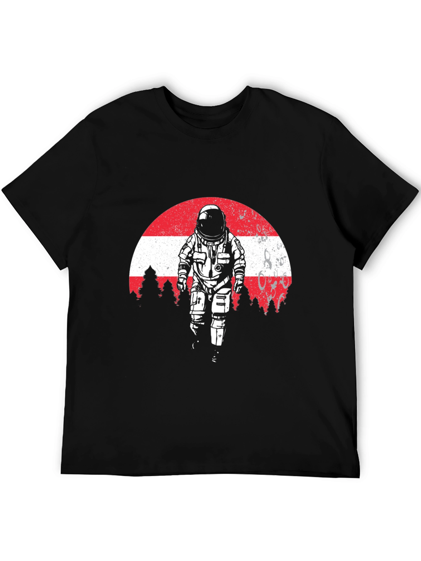 Astronaut Moonscape Graphic Tee