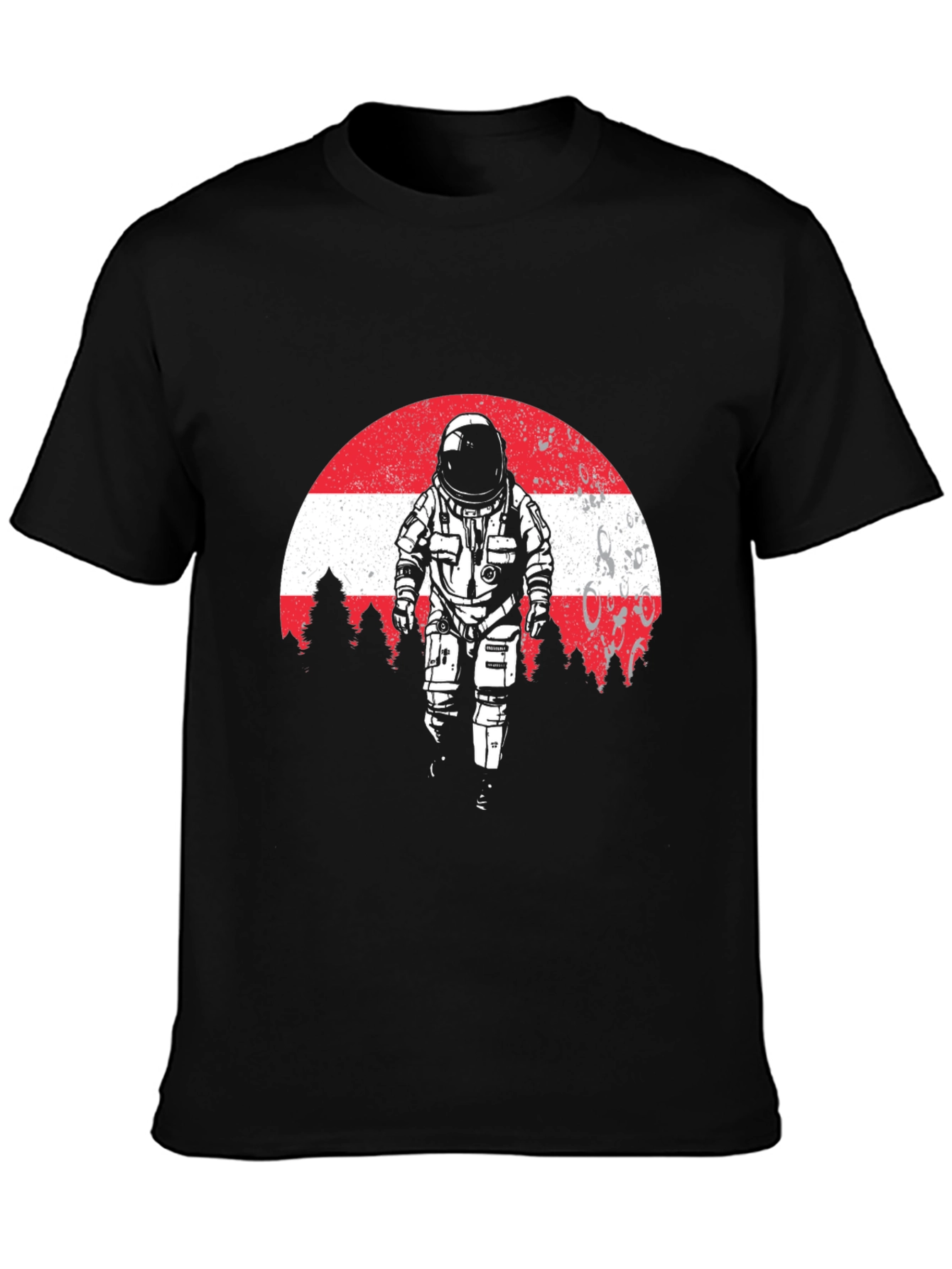 Astronaut Moonscape Graphic Tee