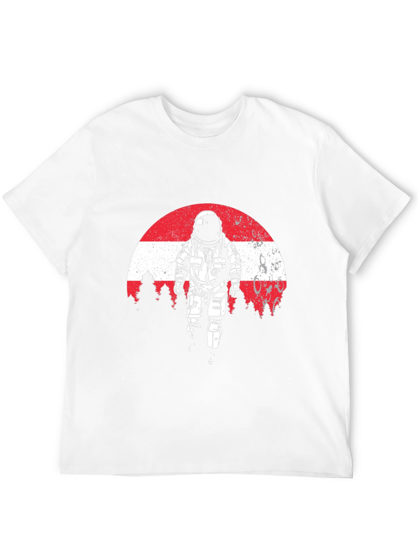 Astronaut Moonscape Graphic Tee