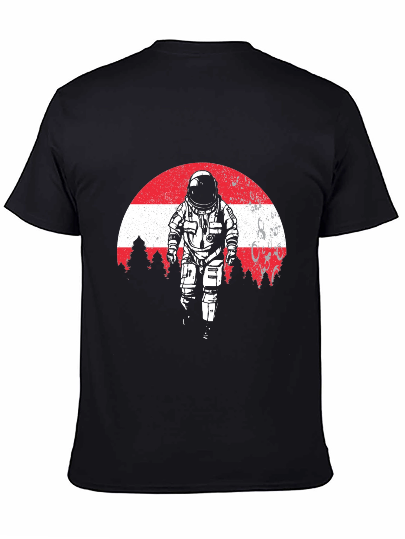 Astronaut Moonscape Graphic Tee