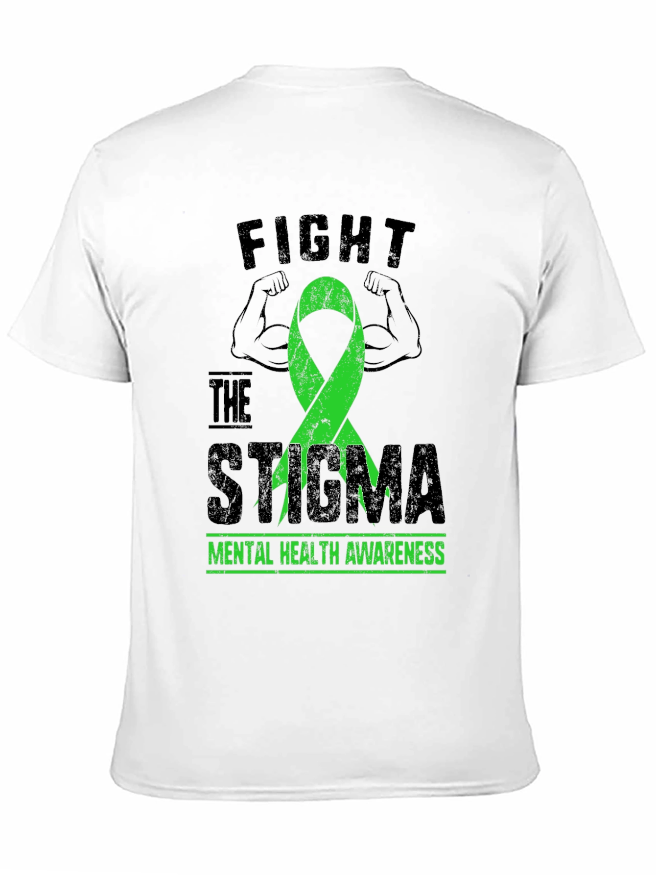 Fight The Stigma Mental Health Awareness Graphic Tee