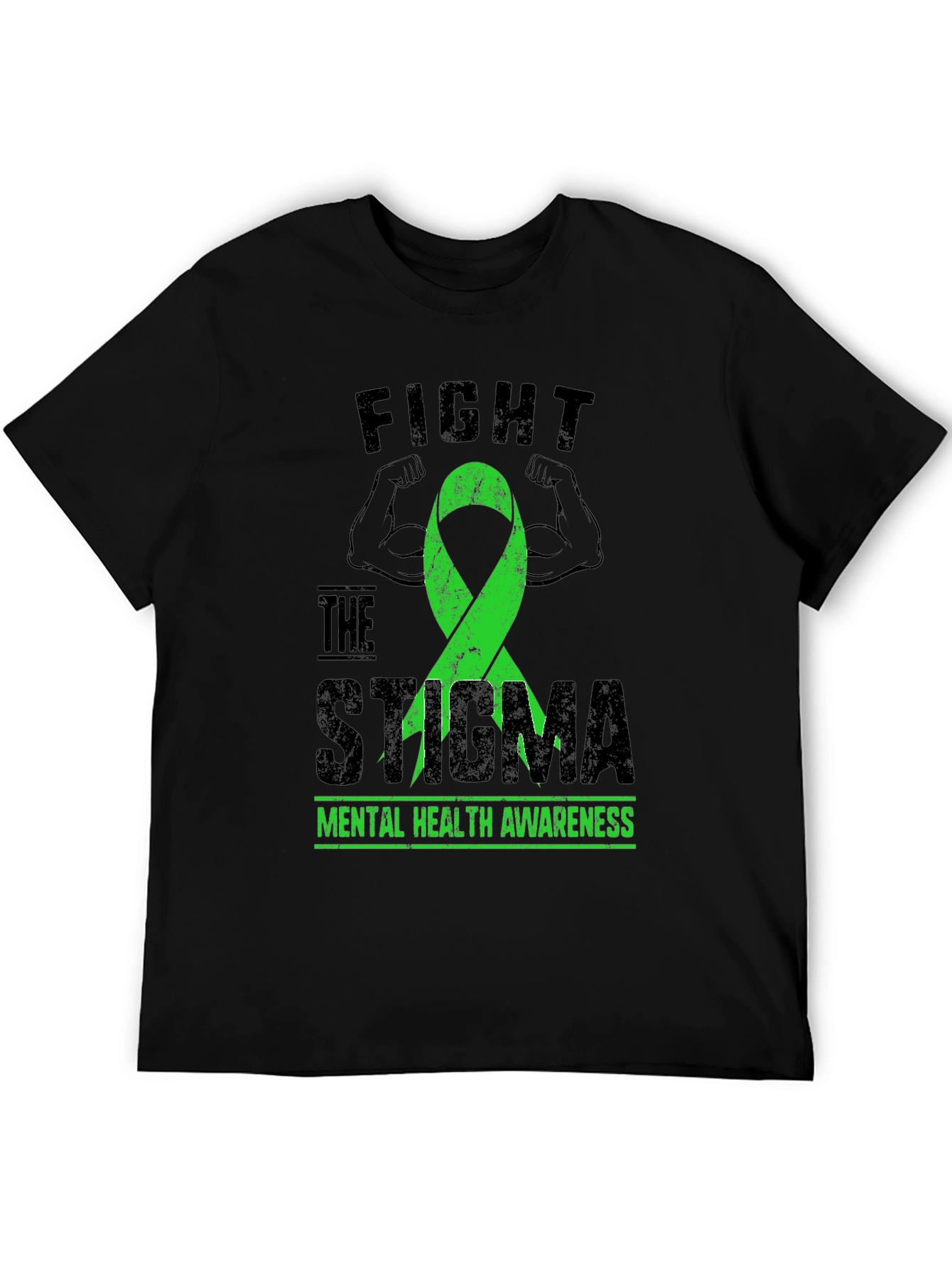 Fight The Stigma Mental Health Awareness Graphic Tee