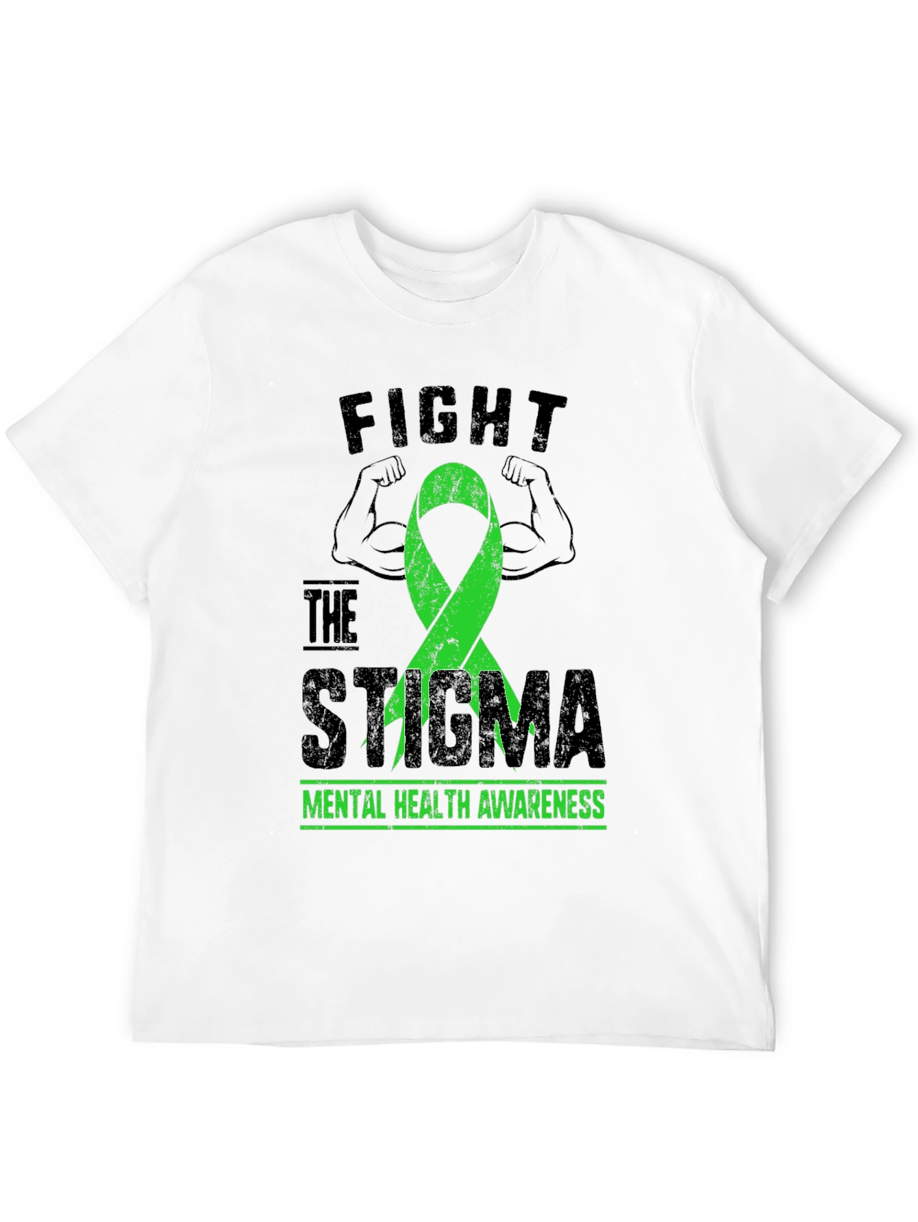 Fight The Stigma Mental Health Awareness Graphic Tee